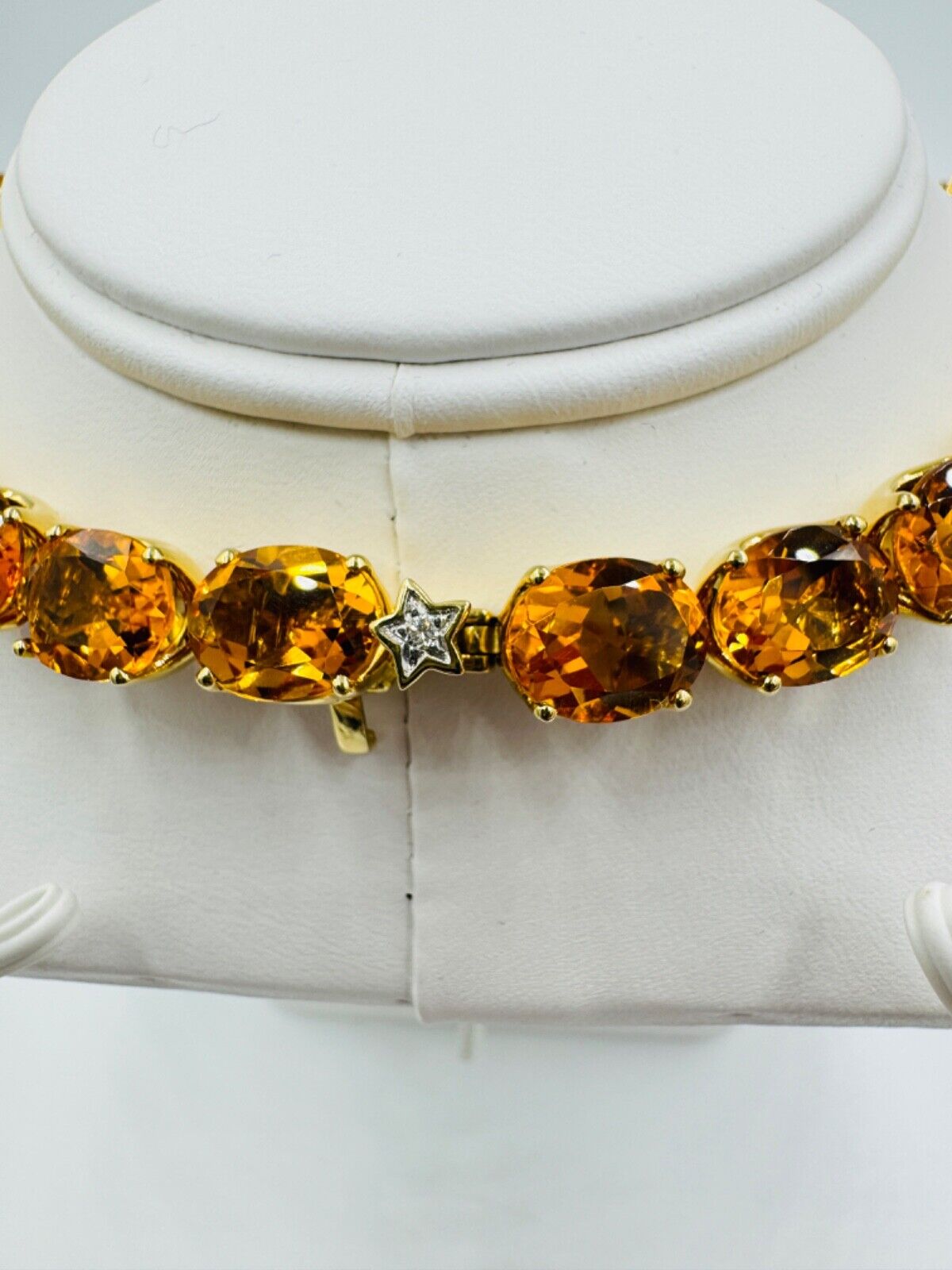 H. Stern Citrine Riviera Yellow Gold Necklace 18k