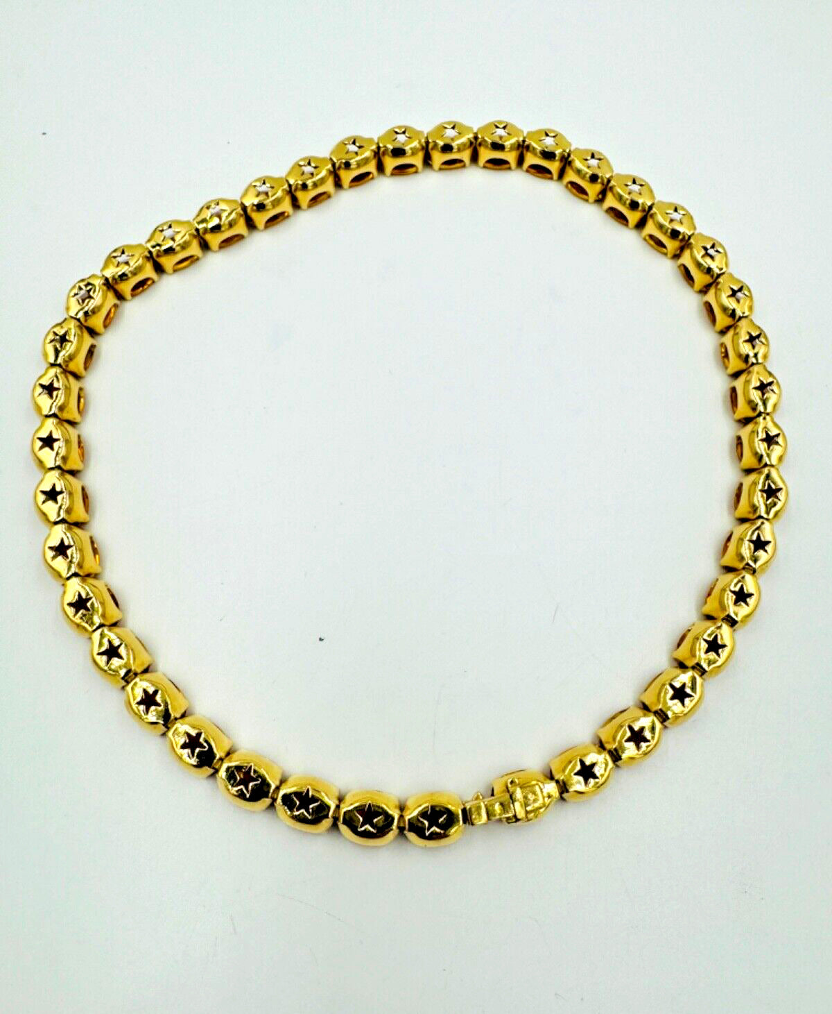 H. Stern Citrine Riviera Yellow Gold Necklace 18k