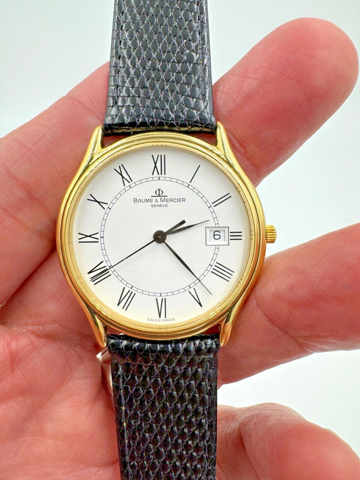 Baume Mercier Classima Thin Quartz Men's Watch 18K Yellow Gold