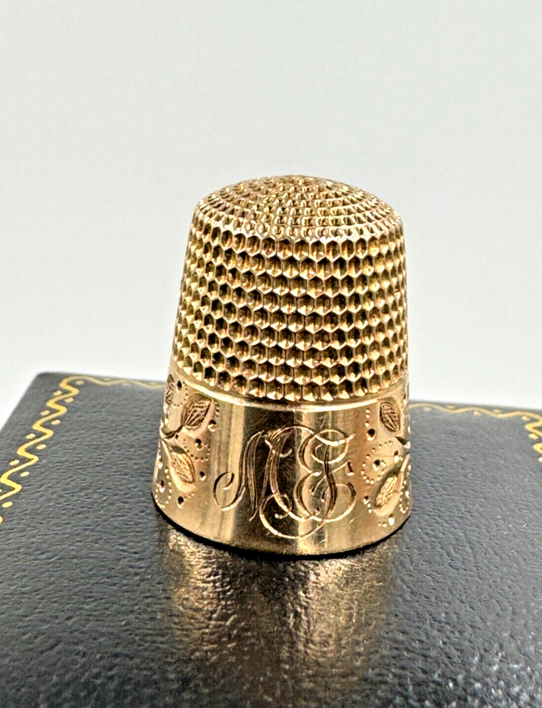 Art Deco Goldsmith Stern & Co 10k Yellow Gold Thimble