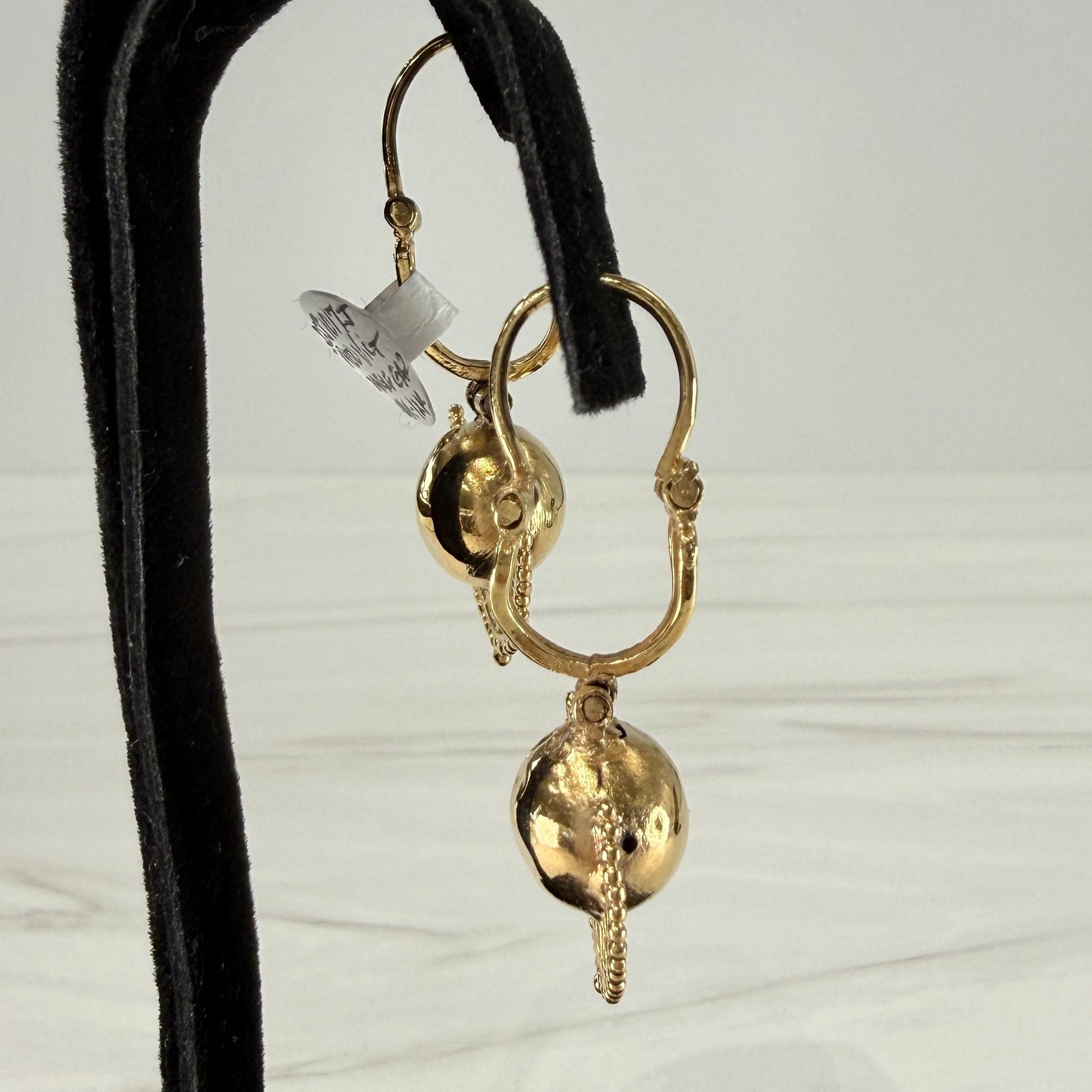 Circa 1900's Victorian Drop Earrings 10-12k