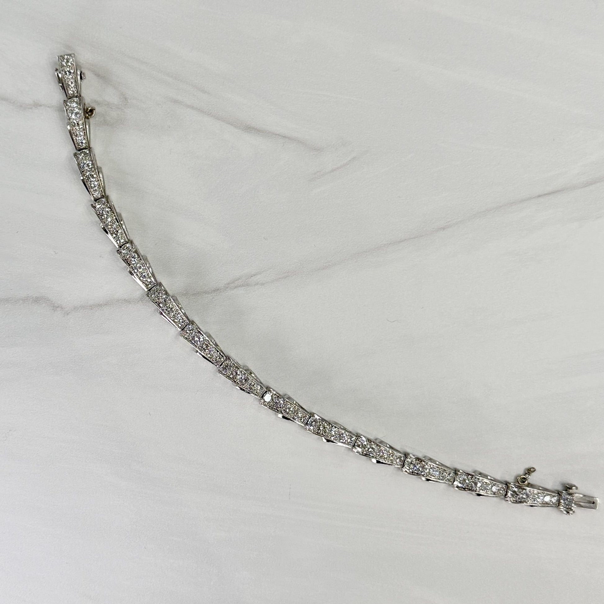 1950's Tiffany & Co. Diamond Bracelet Platinum