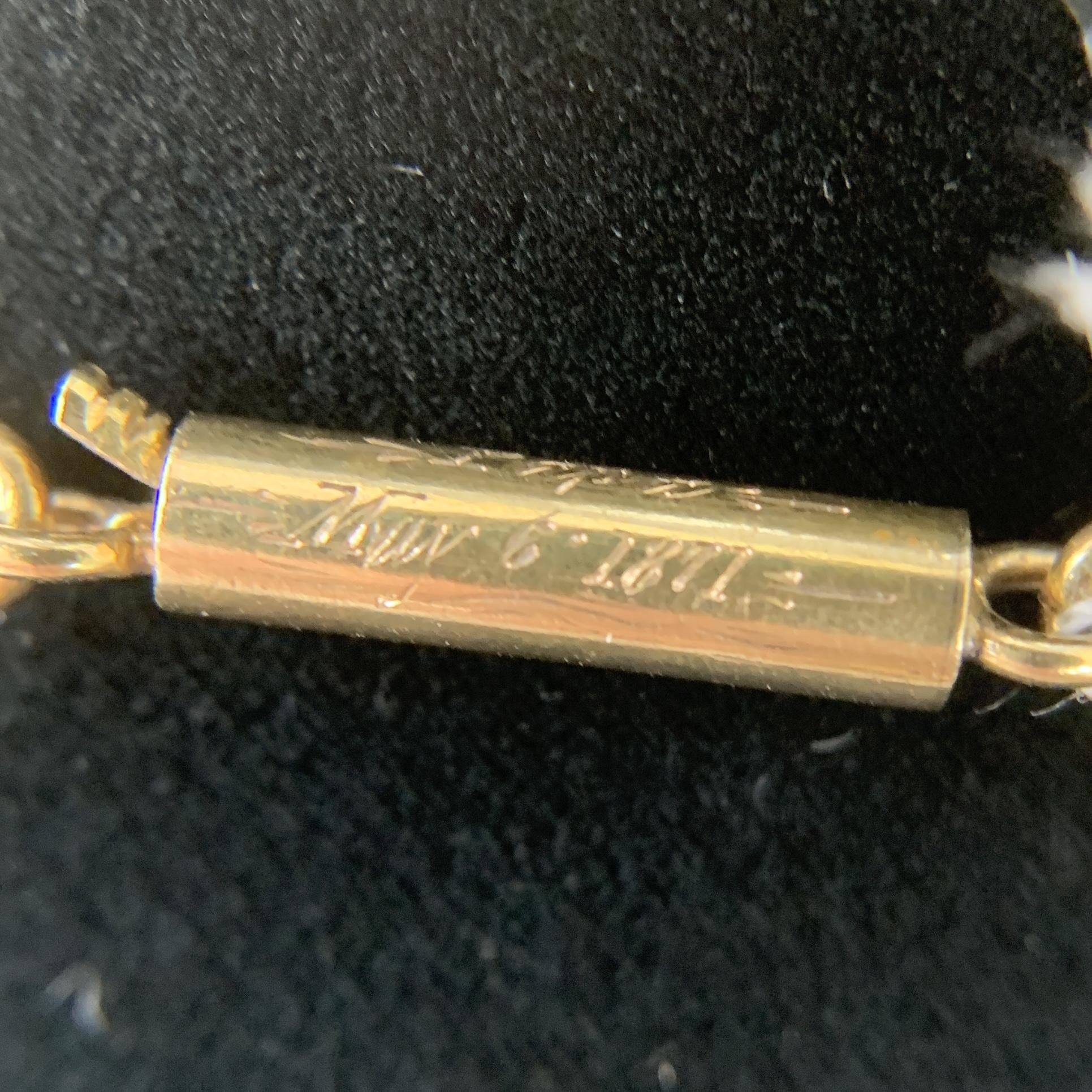 1870's Victorian Locket and Necklace 14k