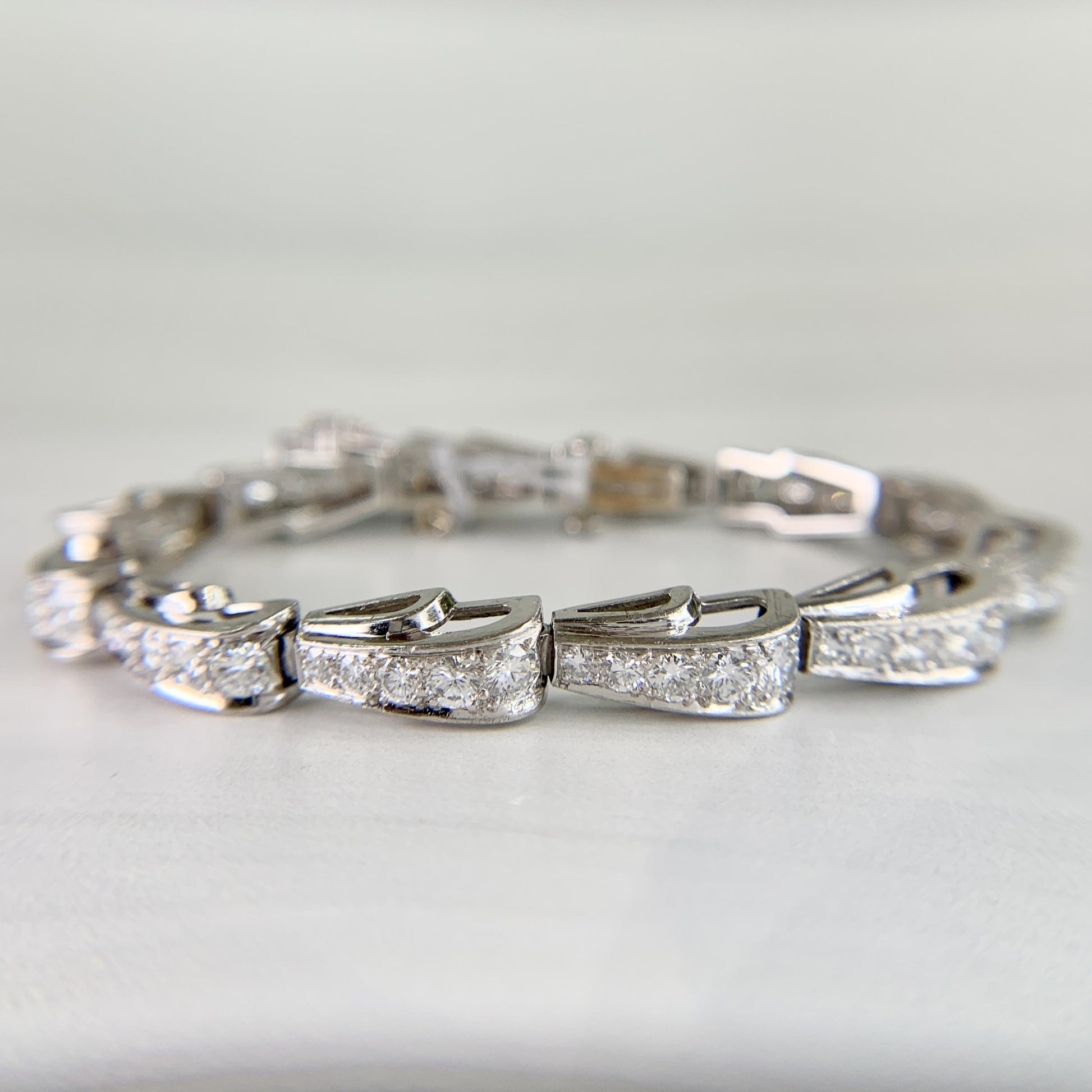 1950's Tiffany & Co. Diamond Bracelet Platinum