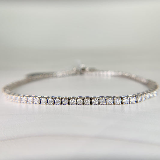 2.19ctw Diamond Tennis Bracelet 14k