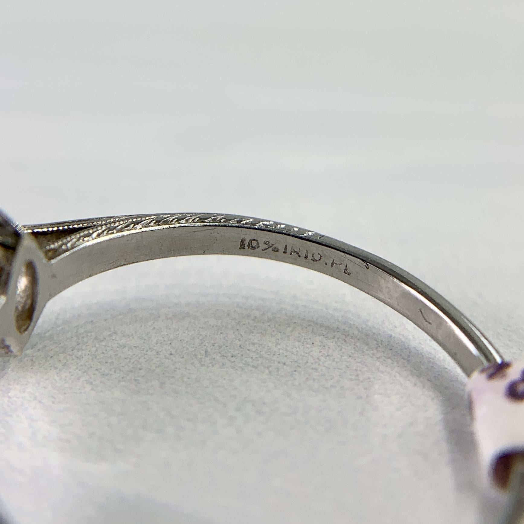 1930's Art Deco Marquise Diamond Engagement Ring Platinum