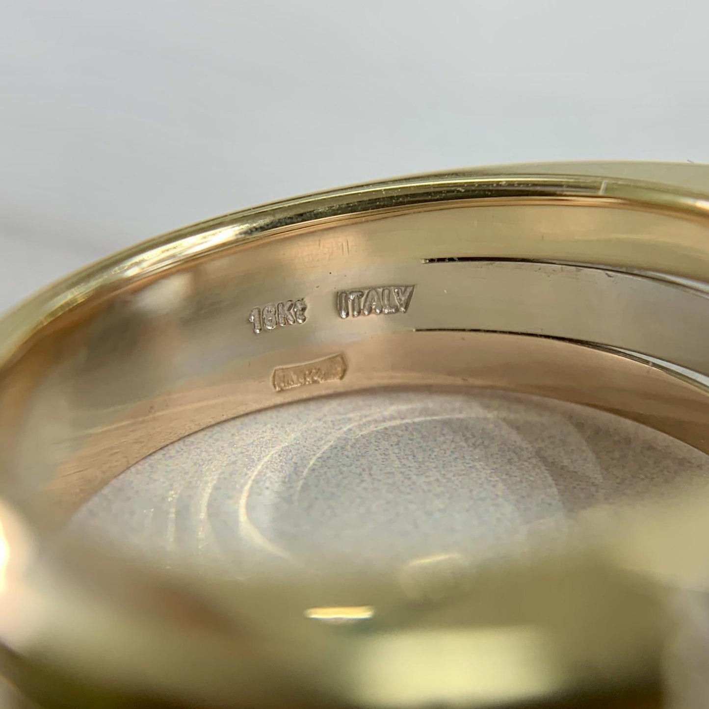 Roberto Coin Tri-Color Gold Diamond Ring