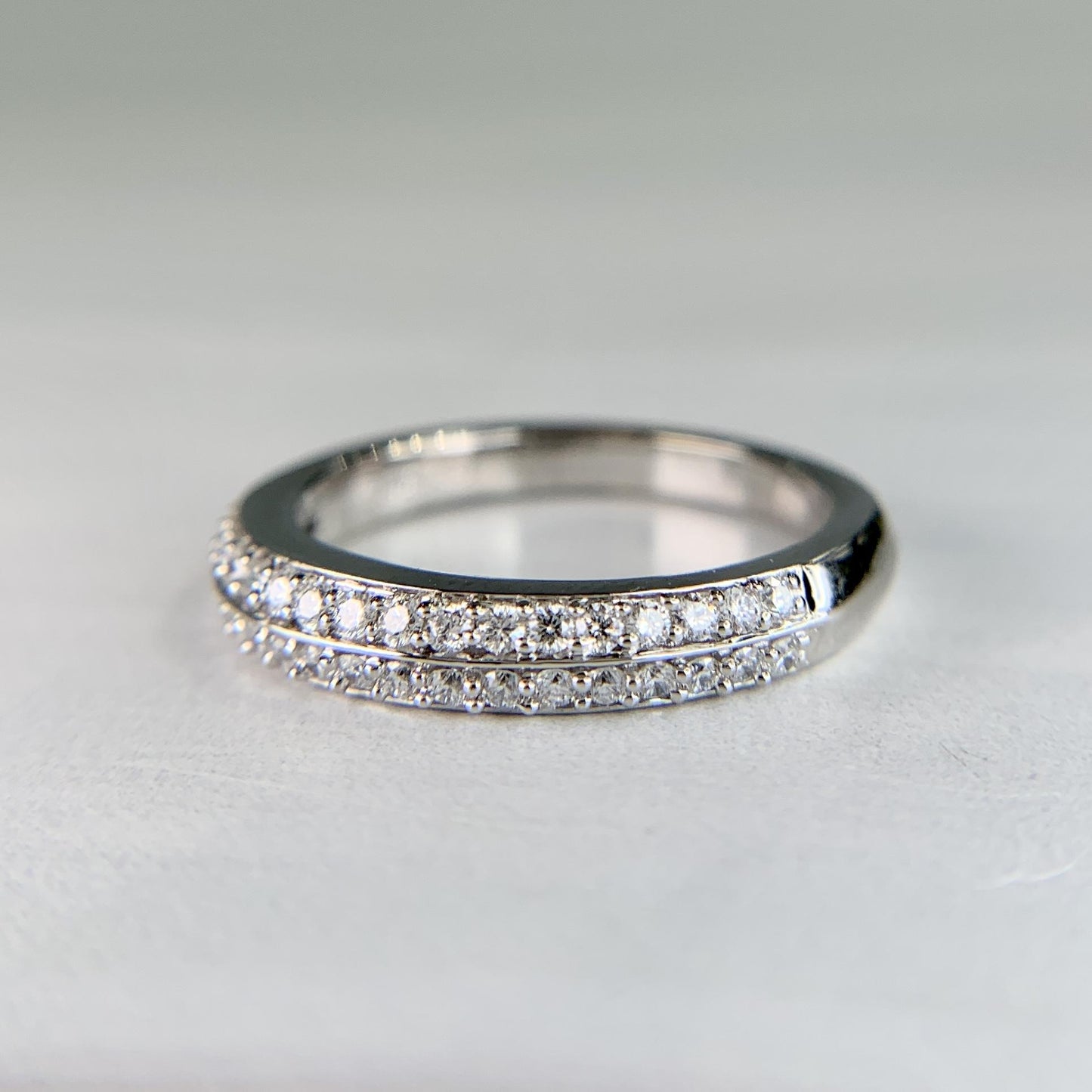 Robbins Brothers Double Row Diamond Band 14k