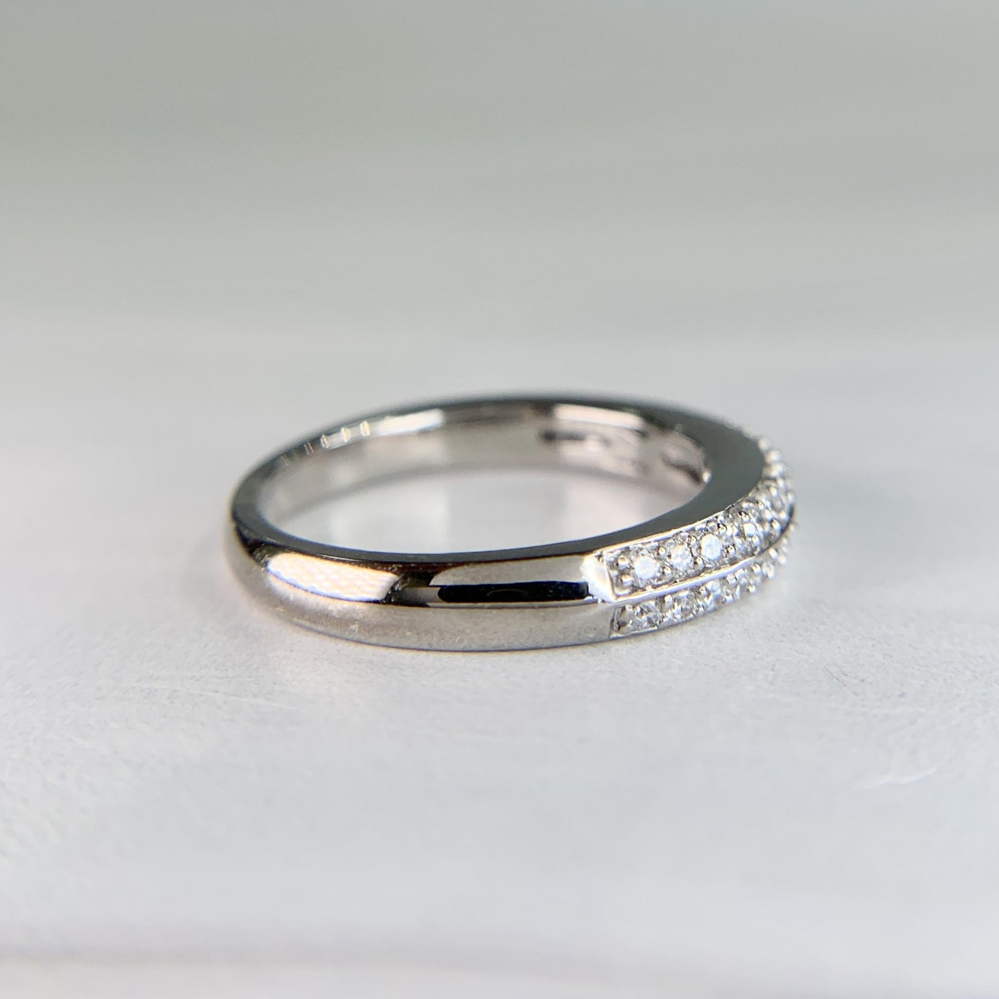 Robbins Brothers Double Row Diamond Band 14k