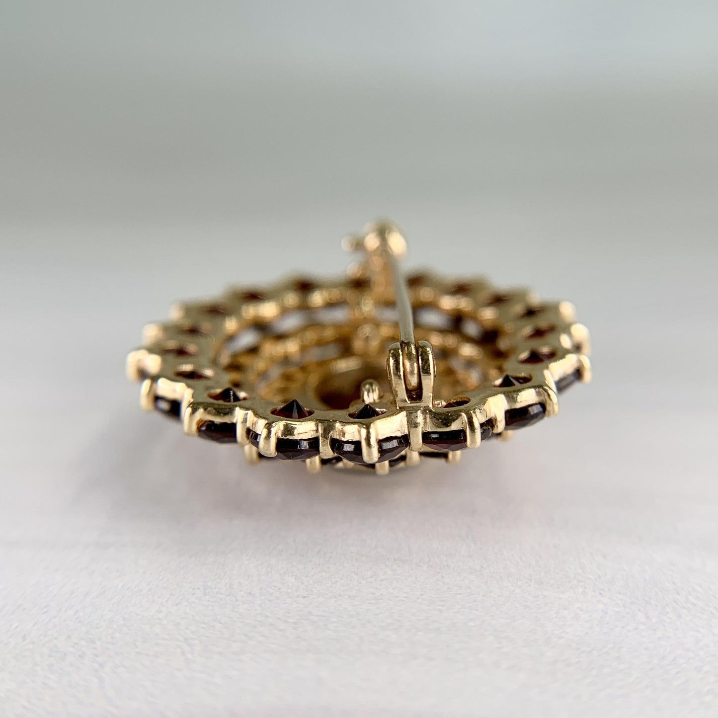Garnet Brooch 10k