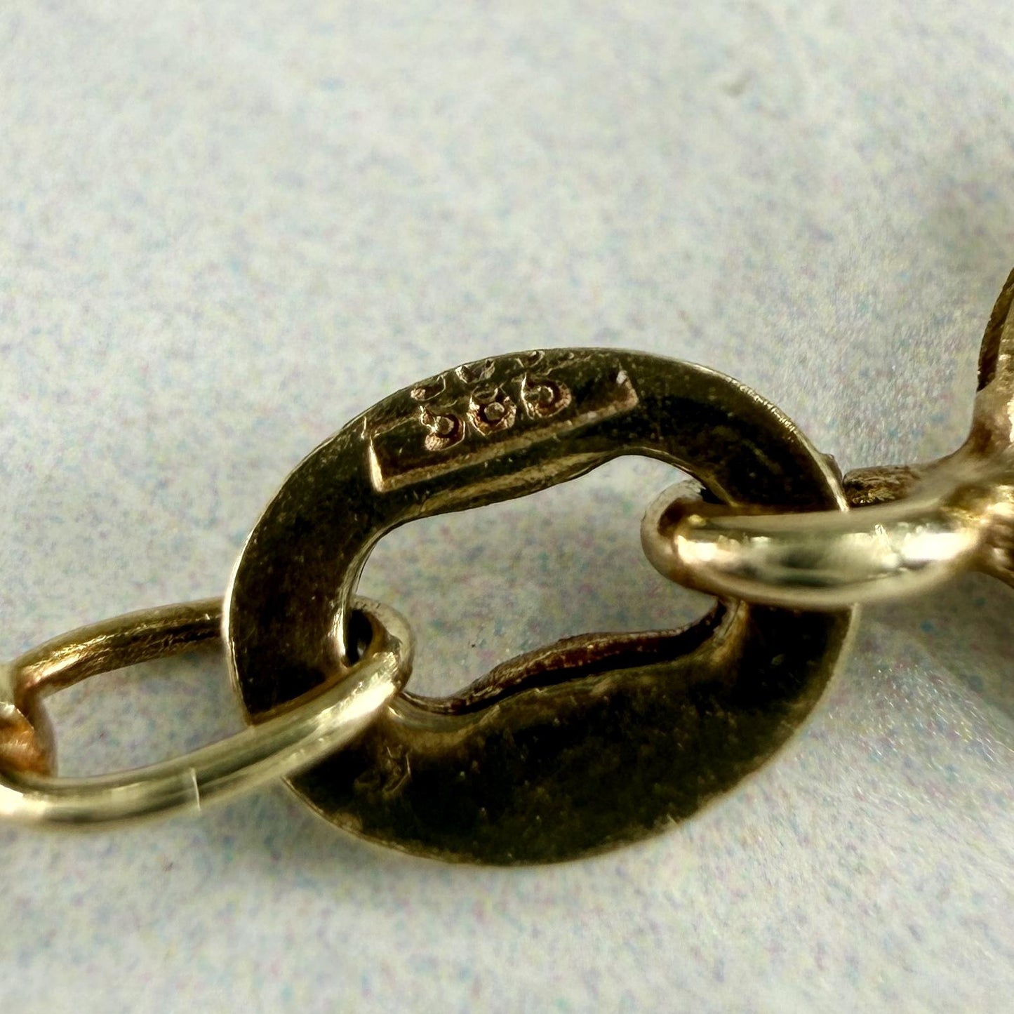 Mary and Jesus Pendant Necklace 14k