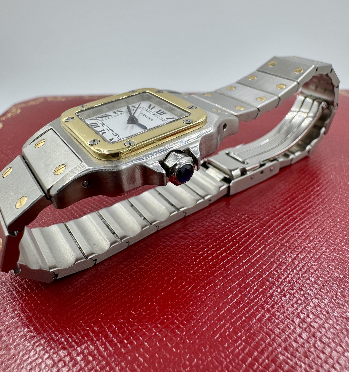 Vintage Cartier Santos Galbee Twotone 24mm Automatic Circa 1979