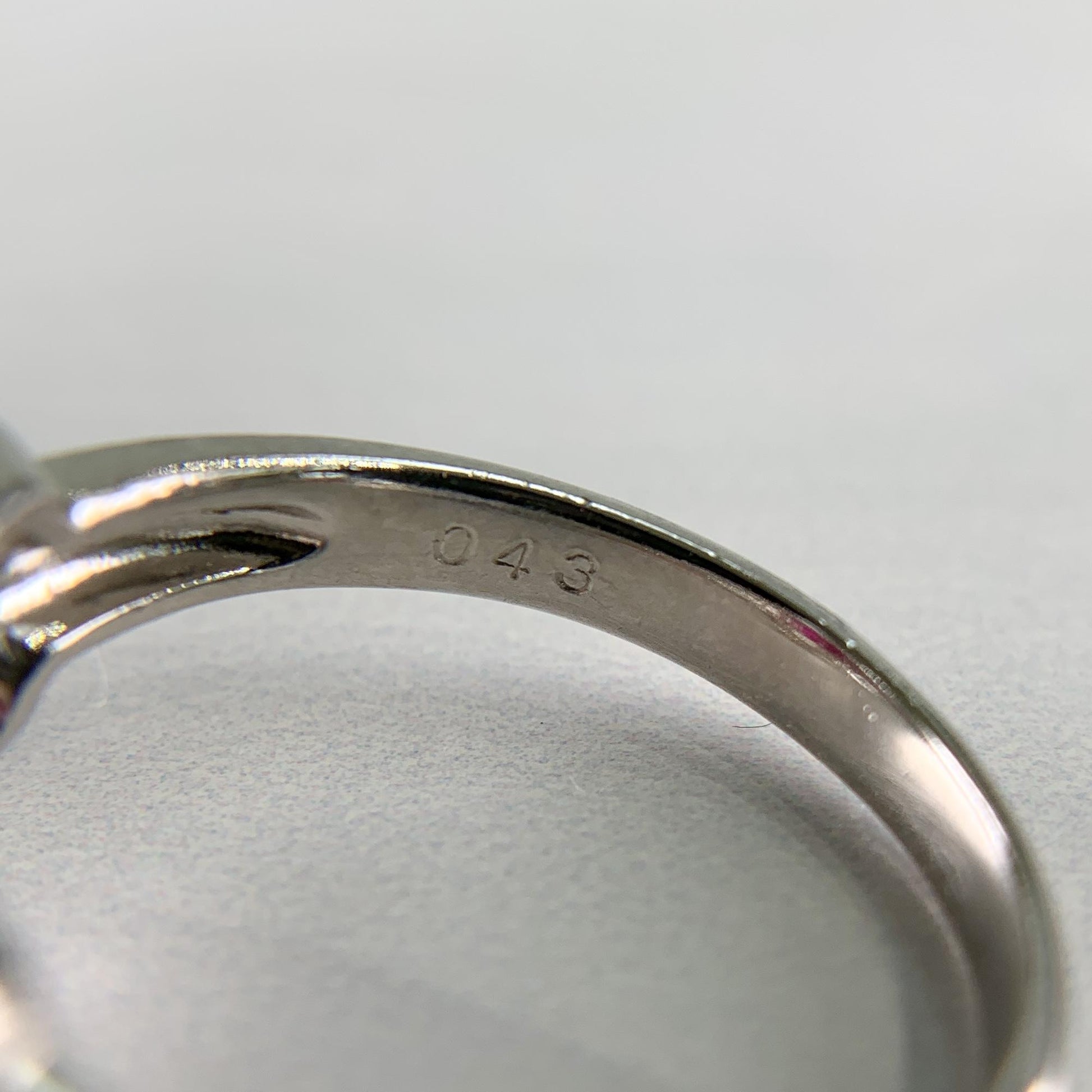 Estate Ruby and Diamond Ring Platinum