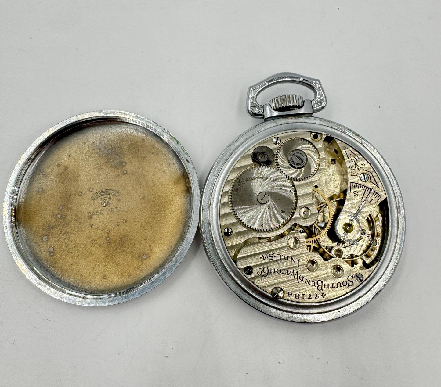 South Bend 1907 261 16s 7j Open Face Pocket Watch