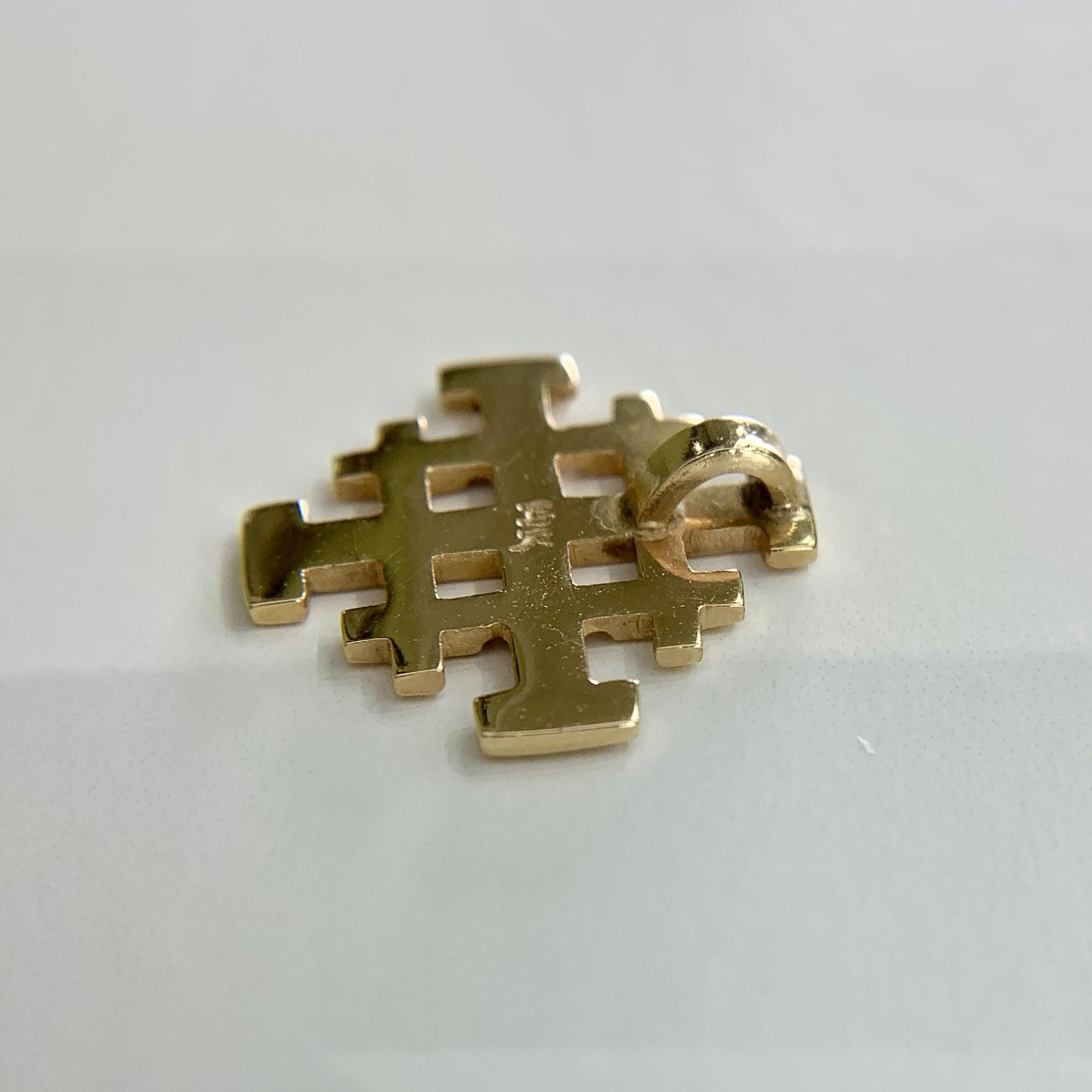Jerusalem Cross Pendant 14k Yellow Gold