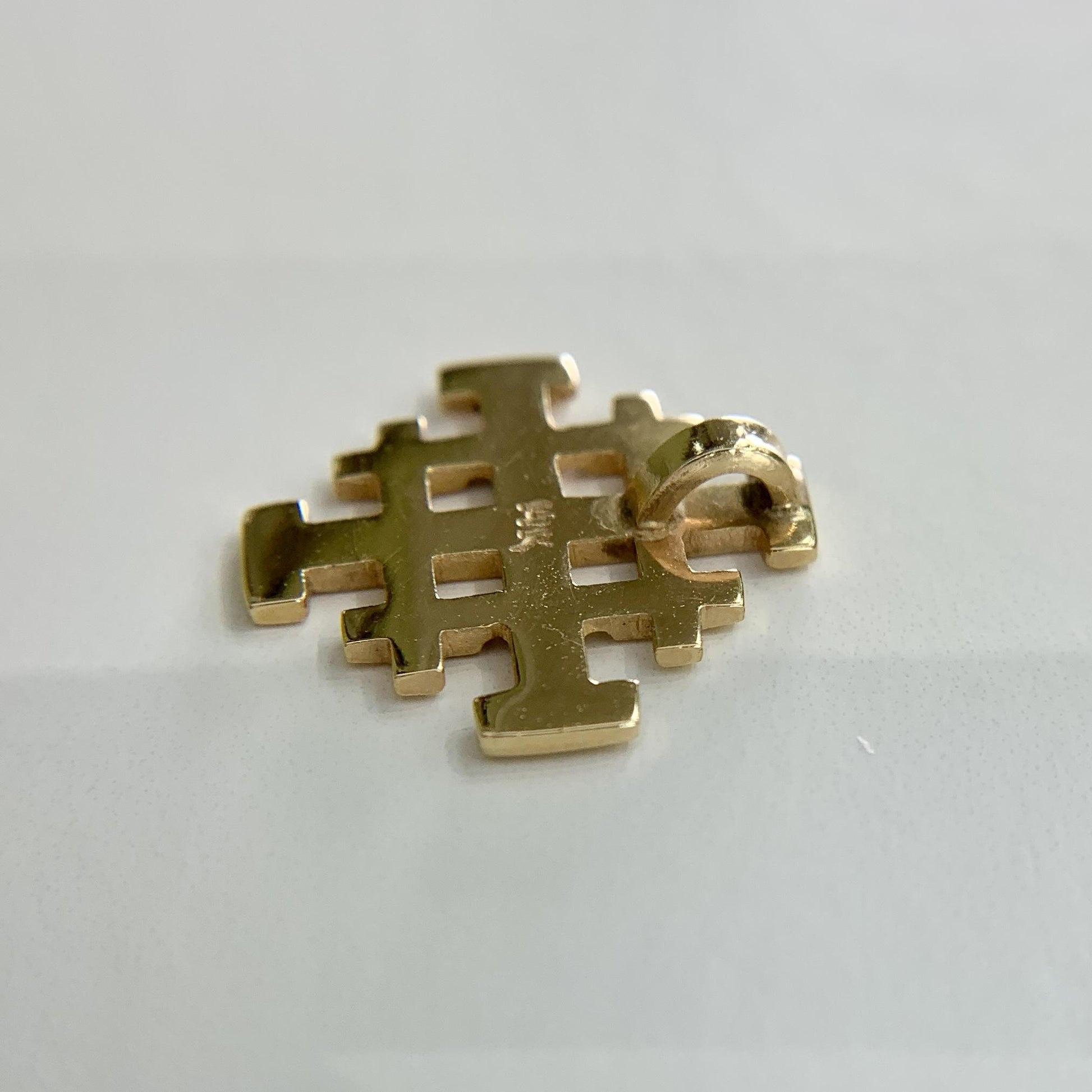 Jerusalem Cross Pendant 14k Yellow Gold