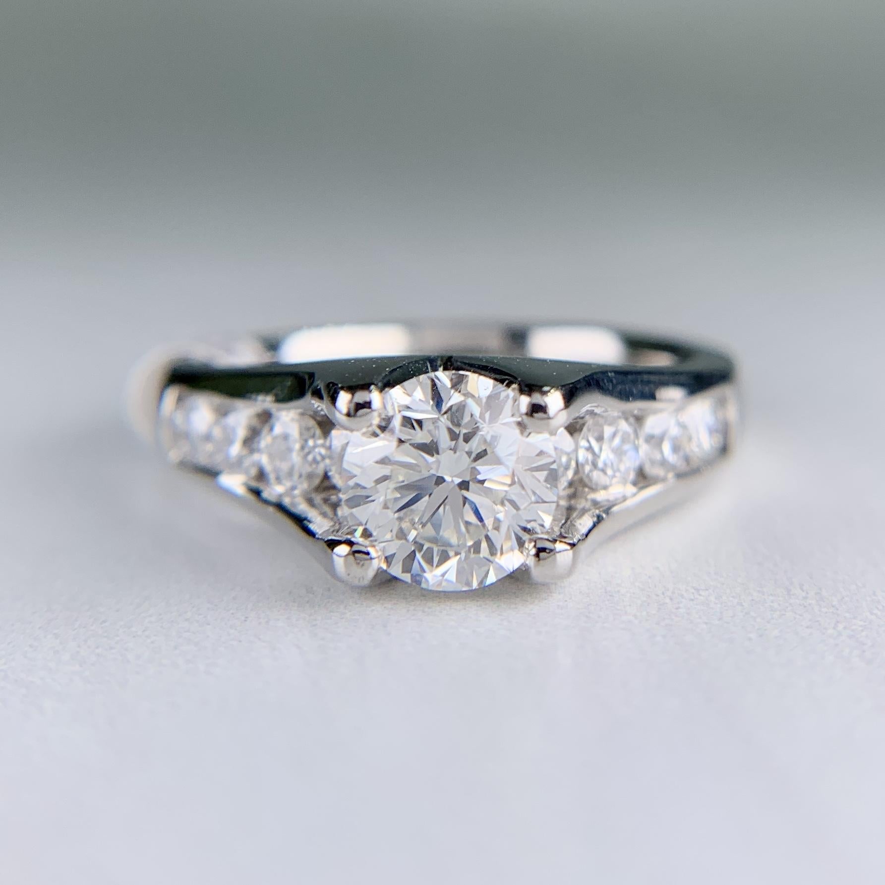 1.5ctw Platinum Diamond Engagement Ring