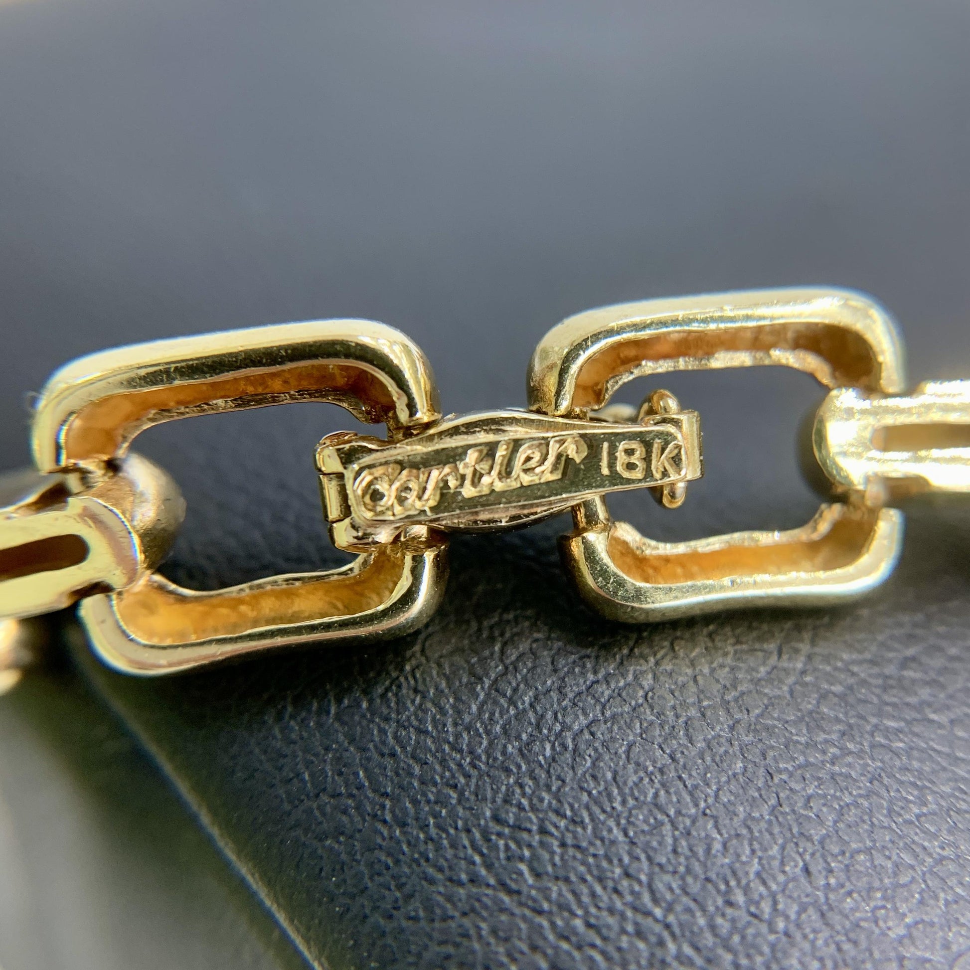 1970's Cartier Diamond Necklace 18k Yellow Gold
