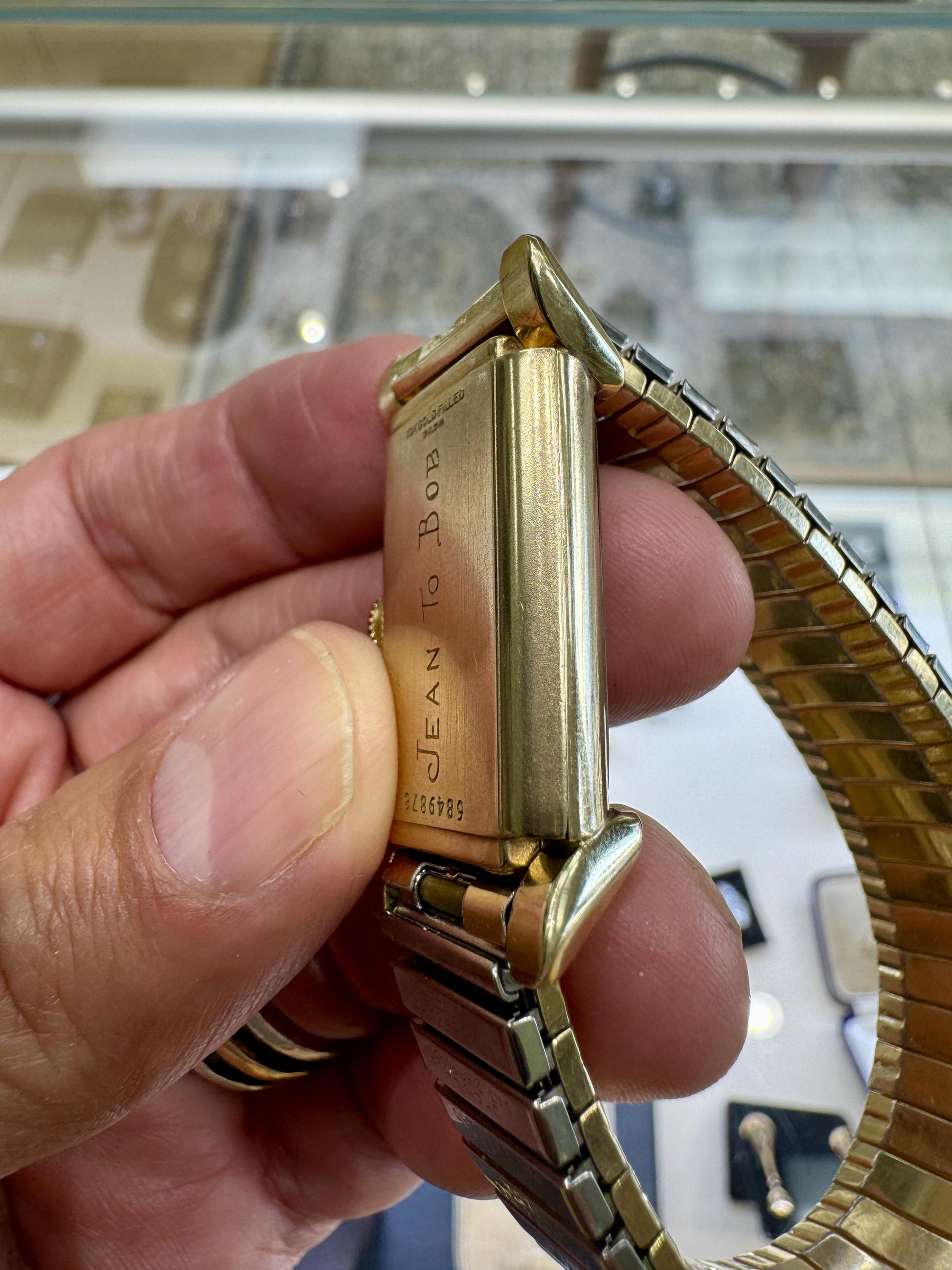 1948 Art Deco Bulova 7AK 21J 10K GF Mechanical Watch Serviced