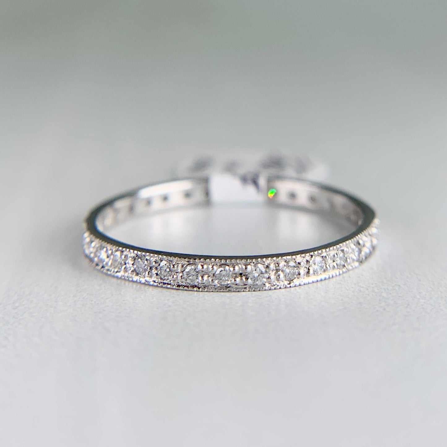 Diamond Eternity Band Ring Platinum