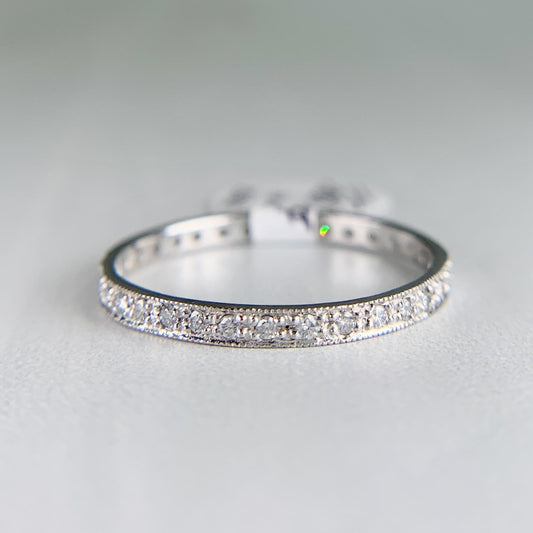 Diamond Eternity Band Ring Platinum