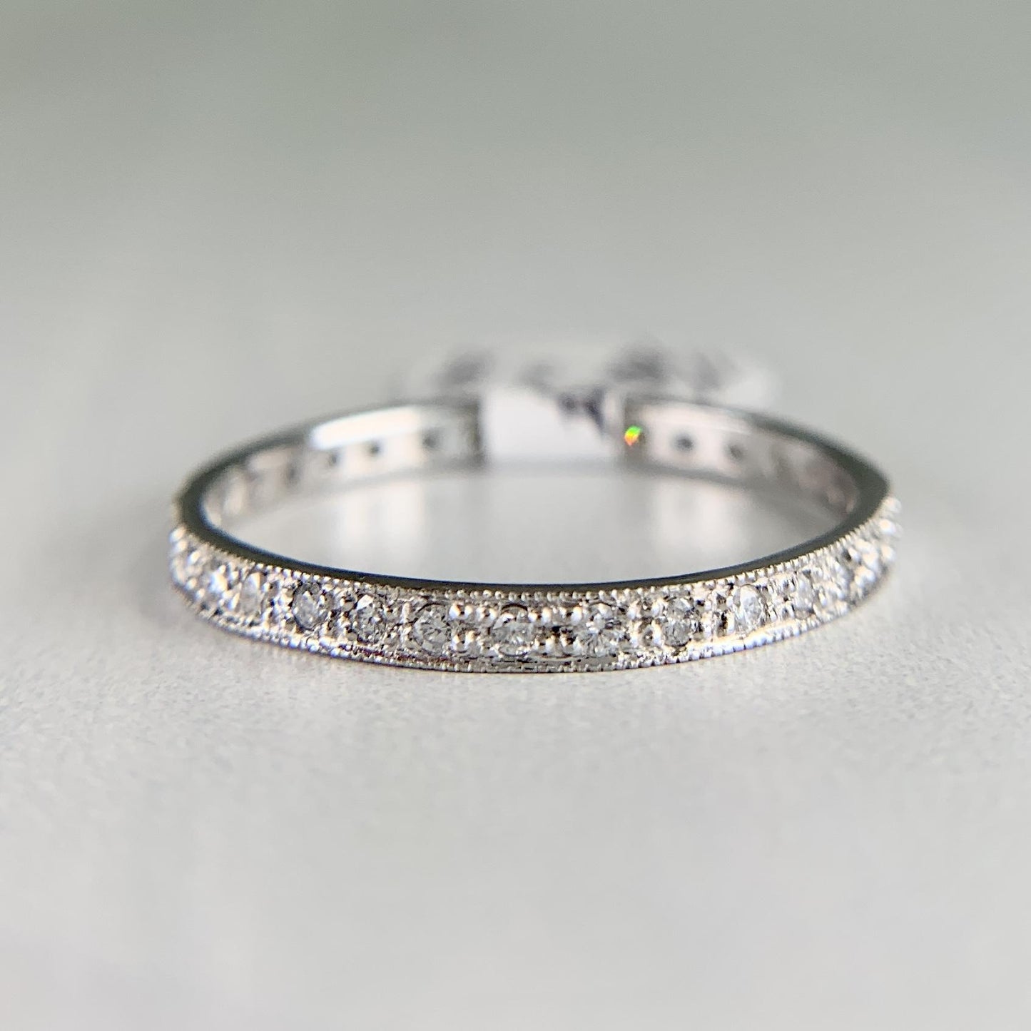 Diamond Eternity Band Ring Platinum