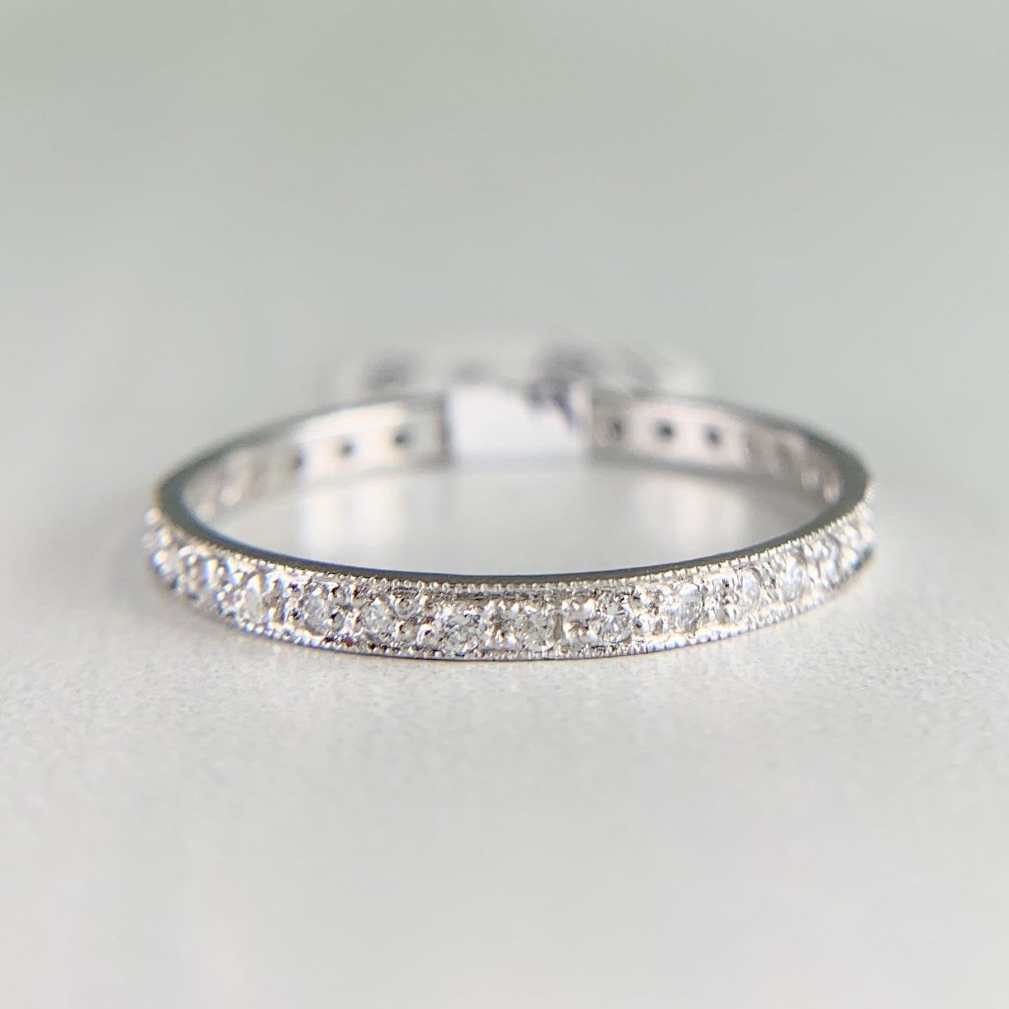 Diamond Eternity Band Ring Platinum