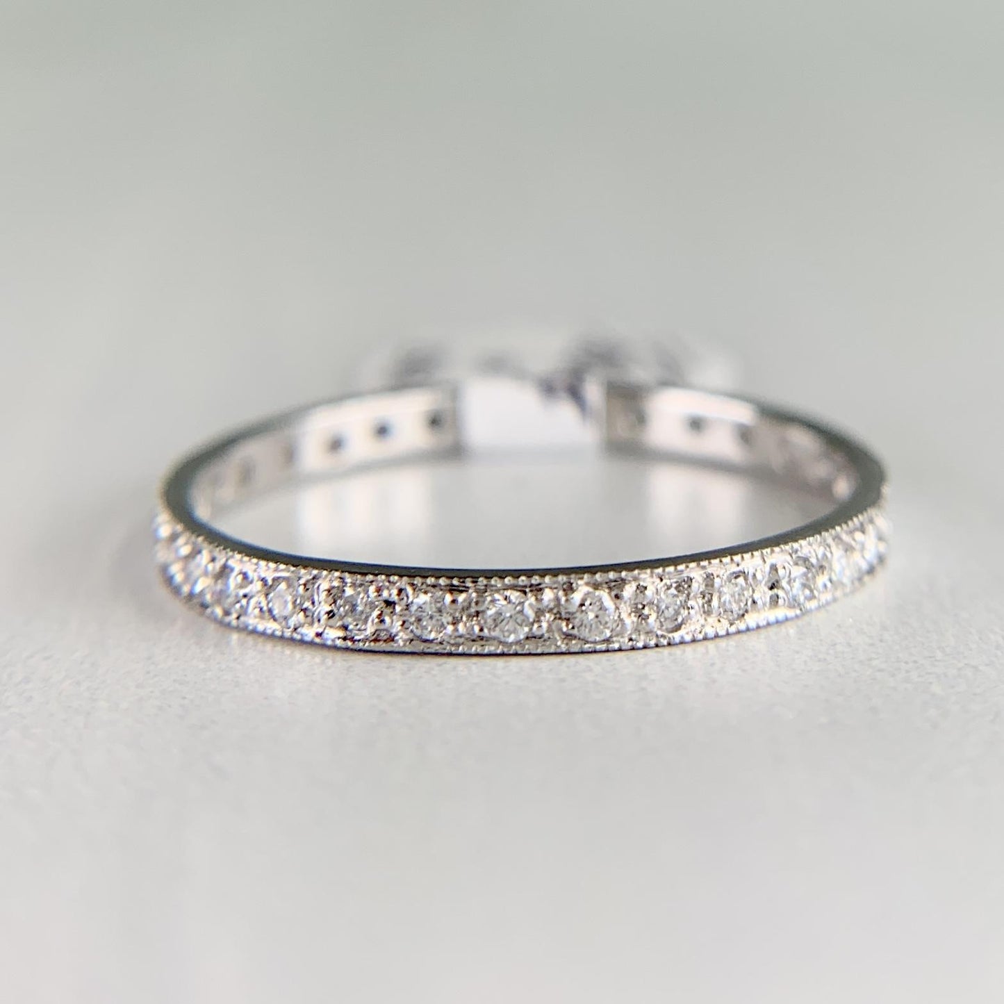 Diamond Eternity Band Ring Platinum