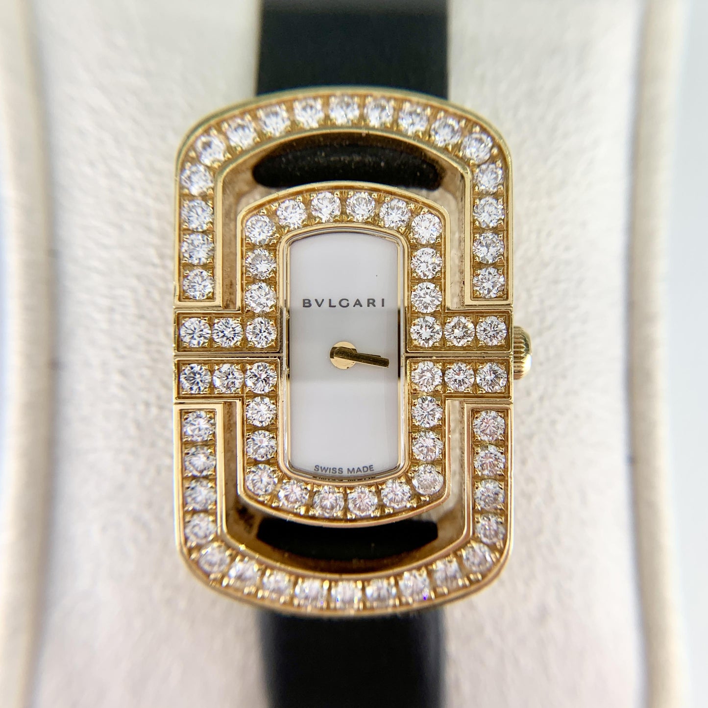 BVLGARI Bulgari Parentesi Diamond Watch 18k Yellow Gold