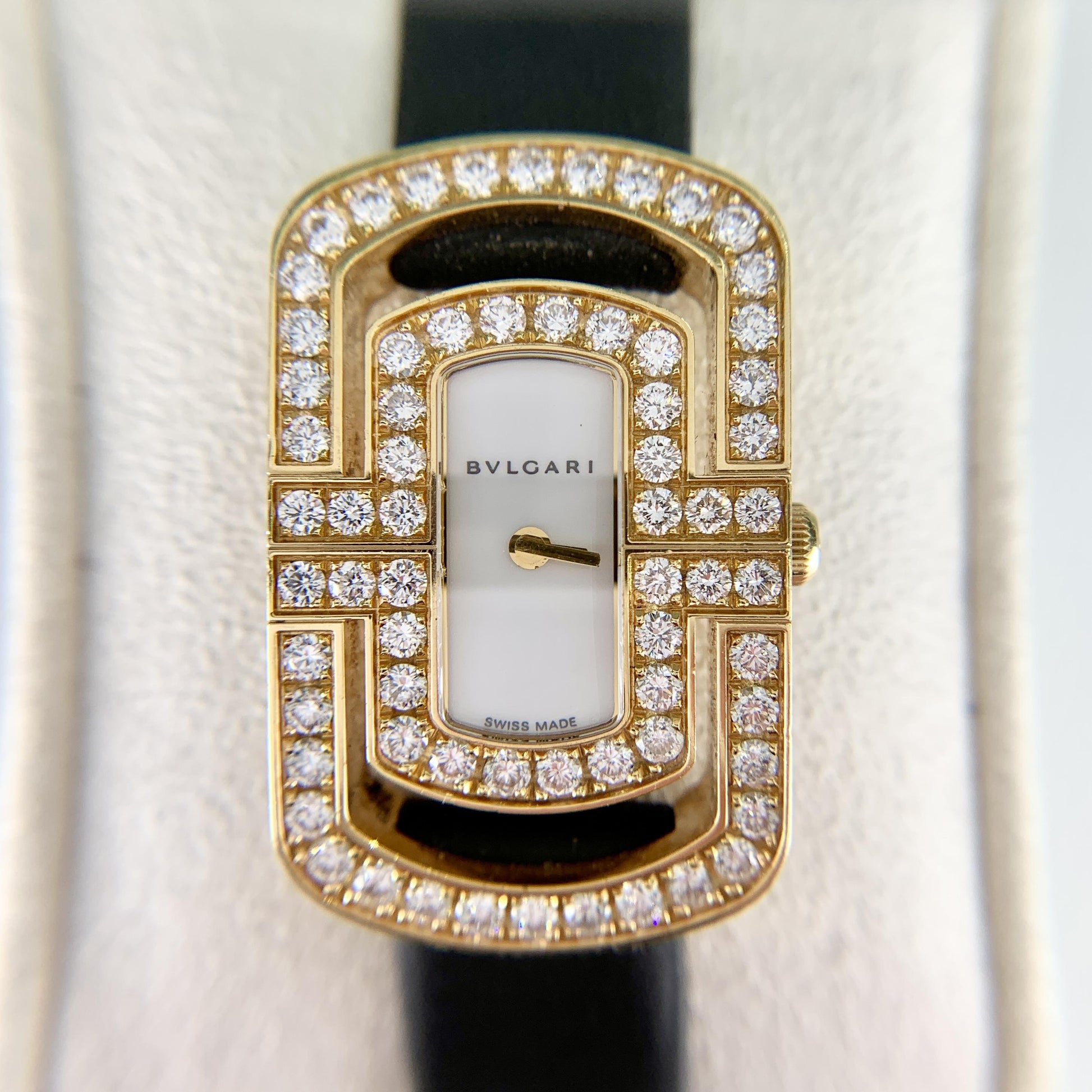 BVLGARI Bulgari Parentesi Diamond Watch 18k Yellow Gold