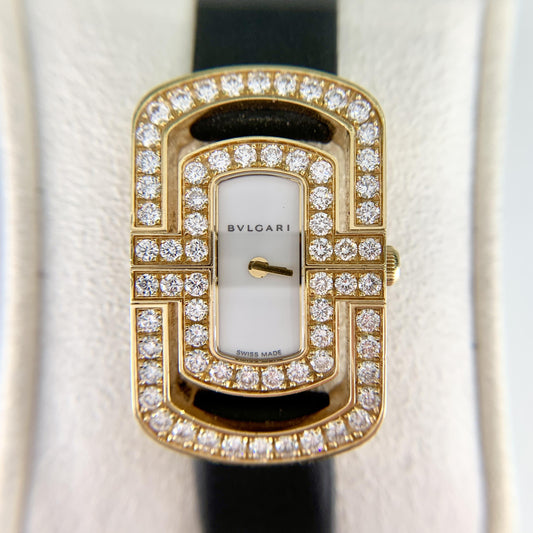 BVLGARI Bulgari Parentesi Diamond Watch 18k Yellow Gold