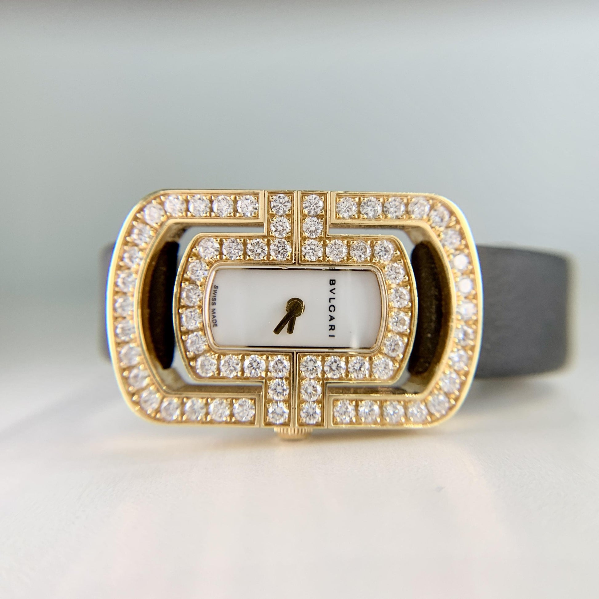BVLGARI Bulgari Parentesi Diamond Watch 18k Yellow Gold