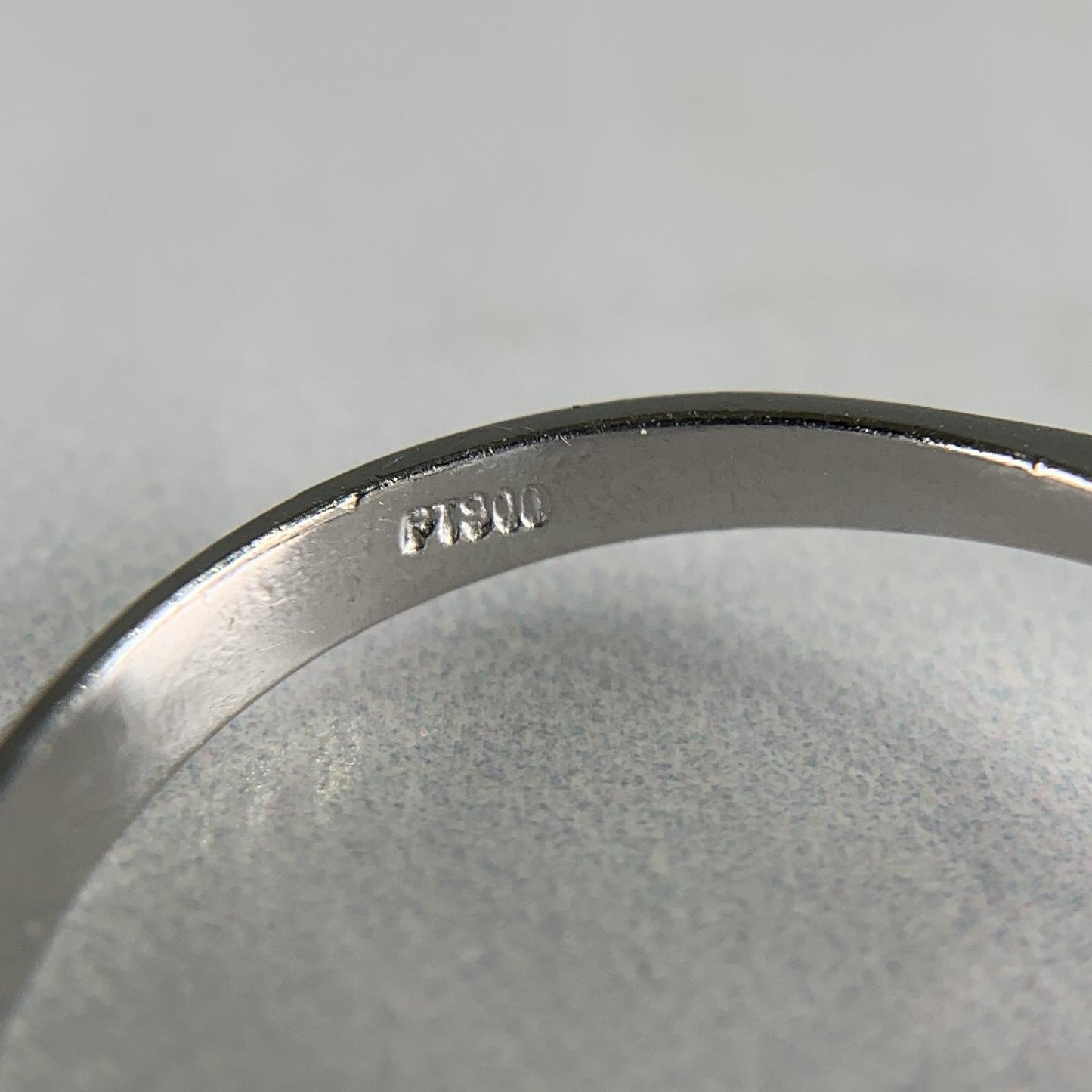 Estate Diamond Octagon Ring Platinum