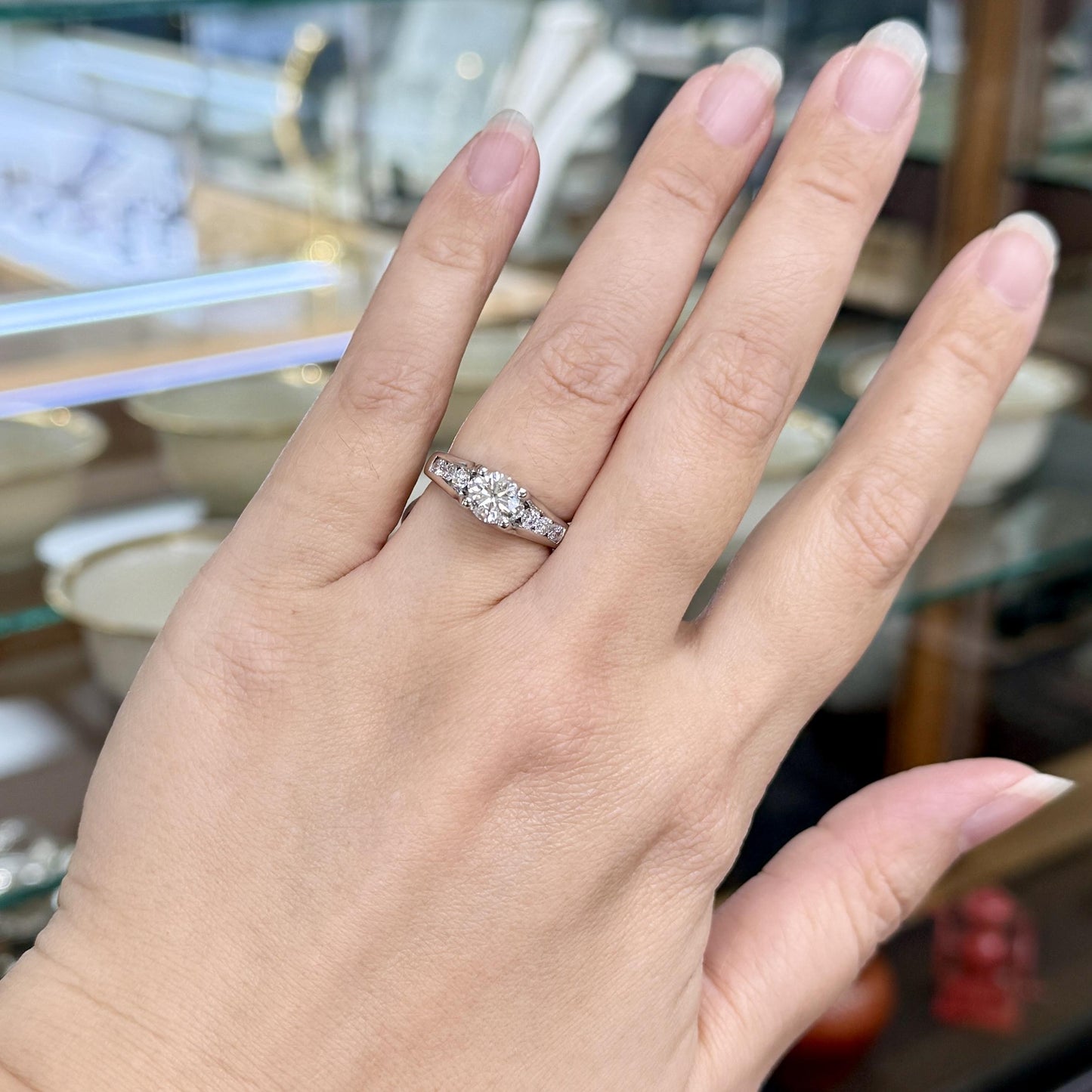 1.5ctw Platinum Diamond Engagement Ring