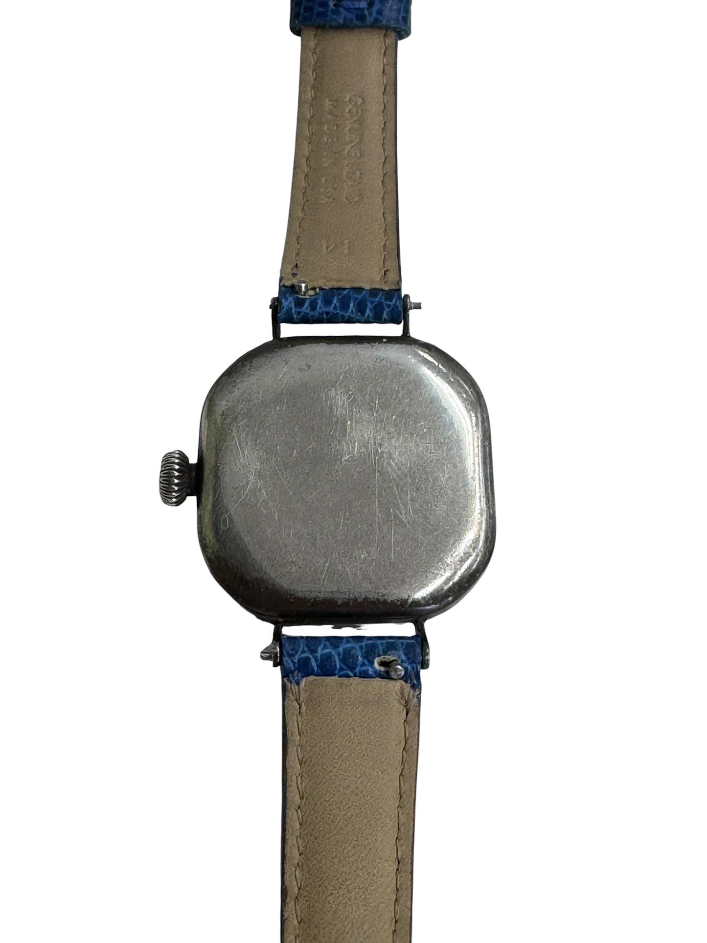 Rare 1917 Elgin Trench Sterling Silver Watch Wristwatch Running strong