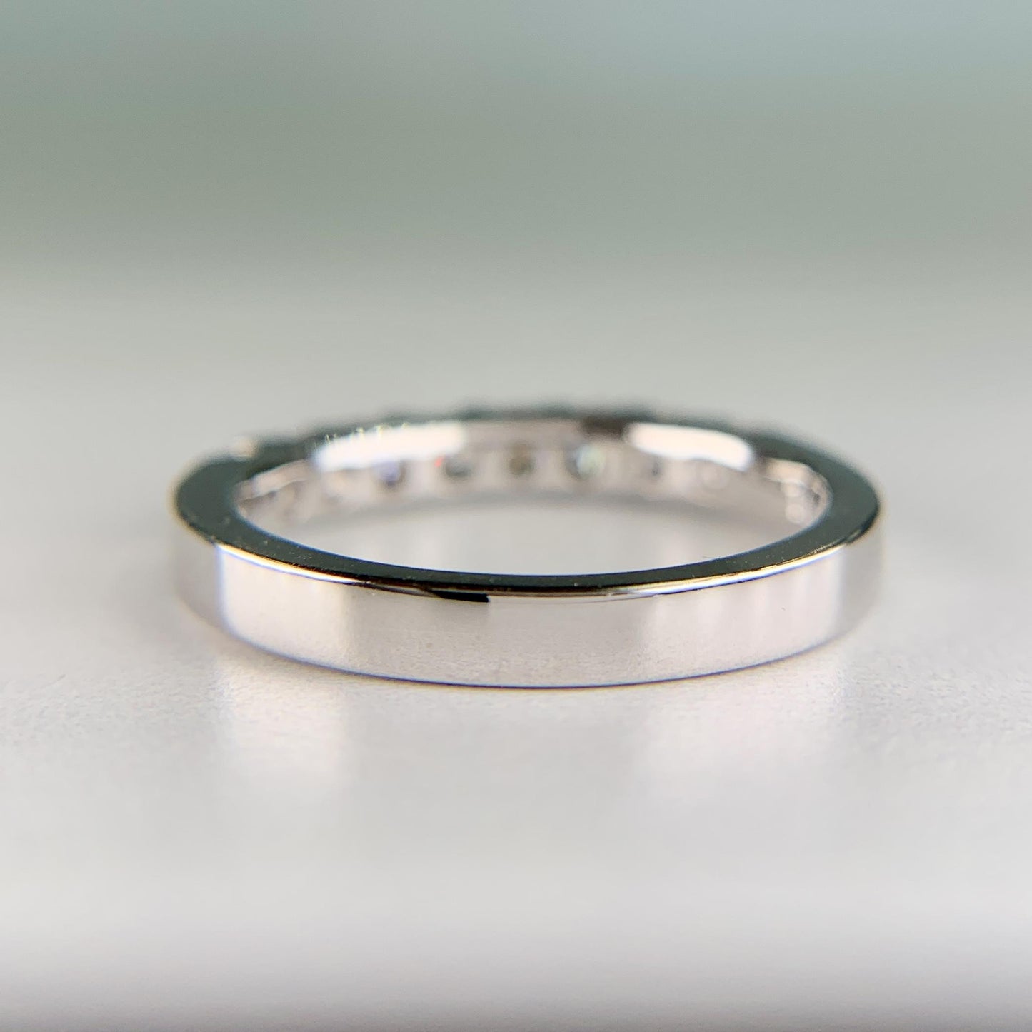 THE LEO .78ctw Diamond Band Ring 14k White Gold