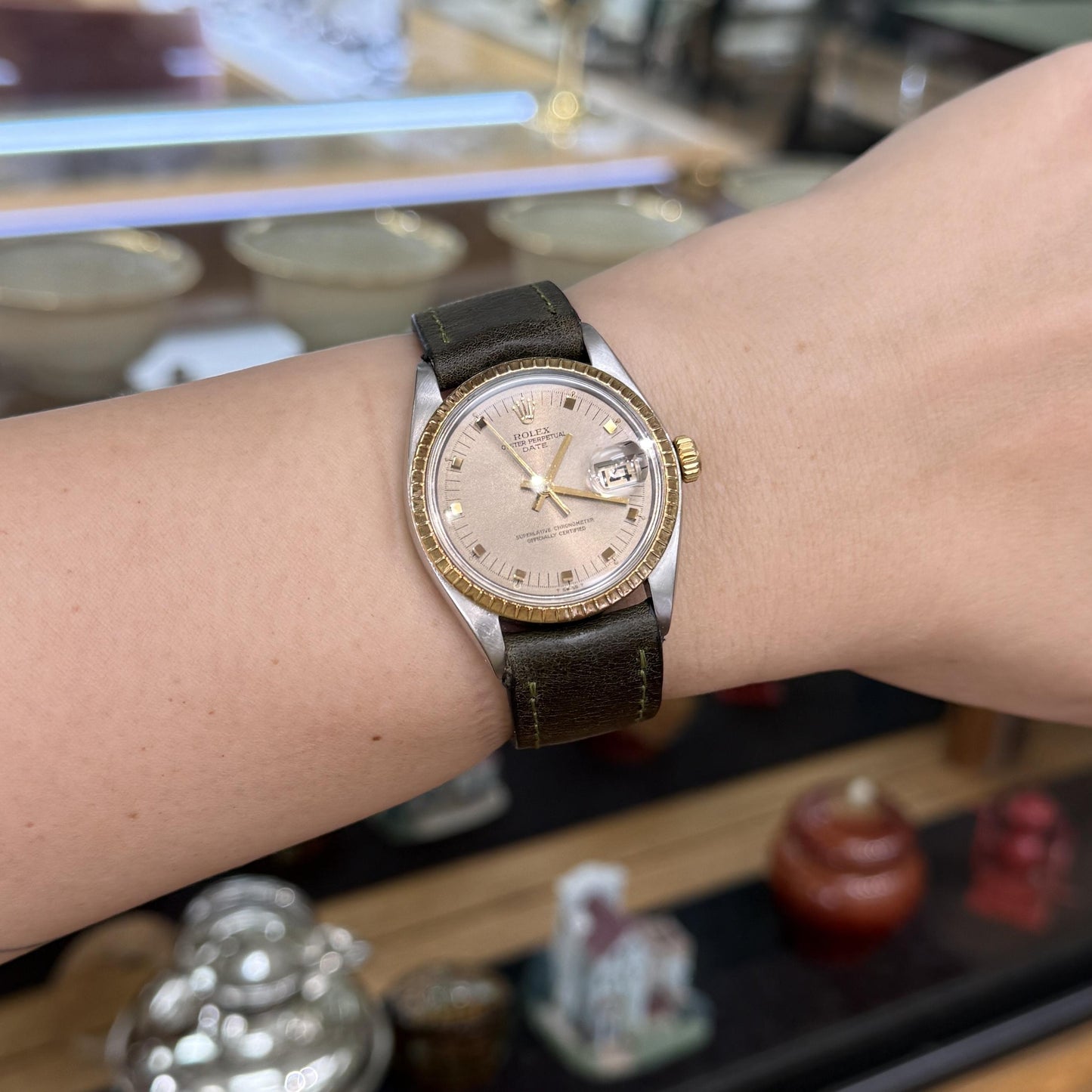 Vintage Rolex Zephyr Oyster date 35mm Watch