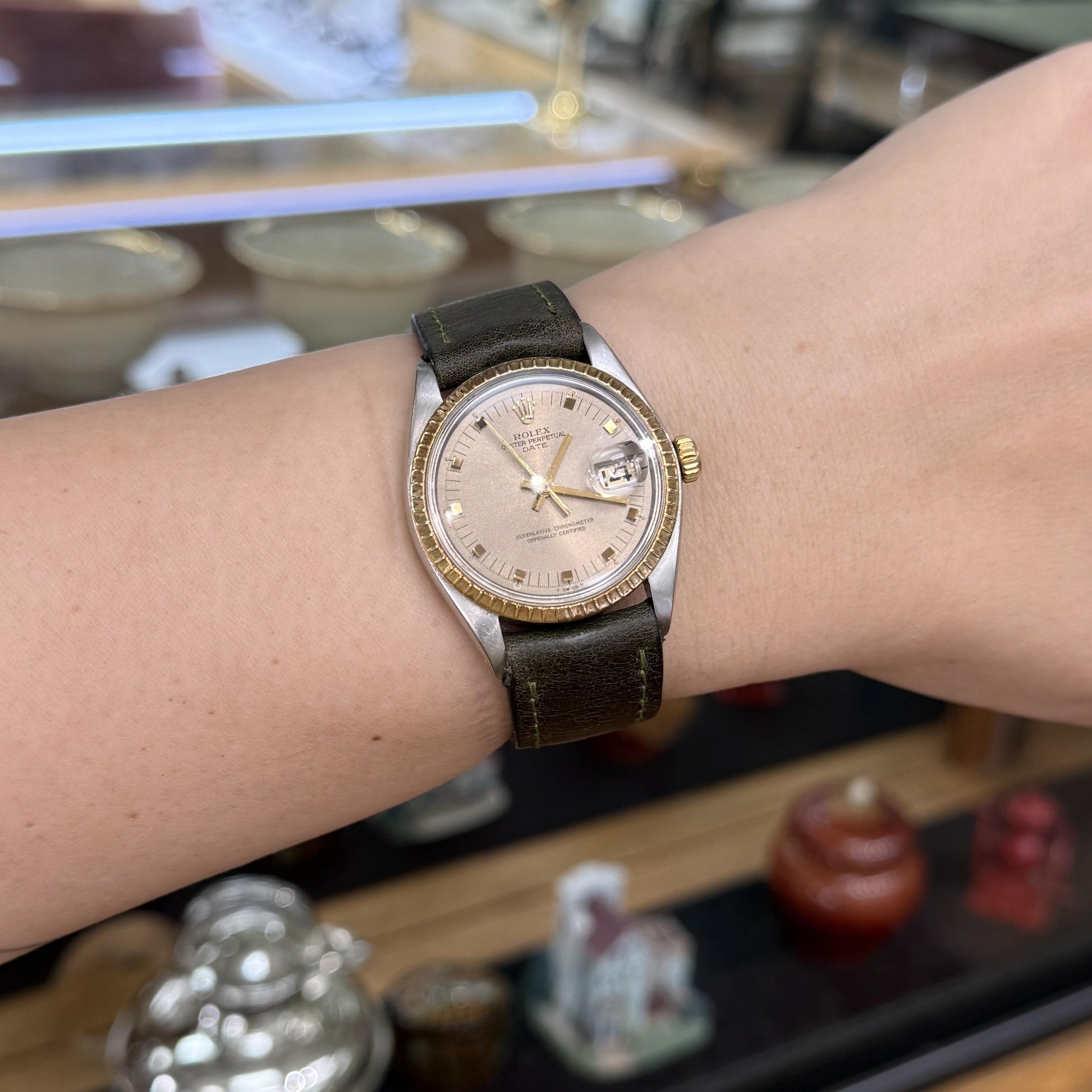 Vintage Rolex Zephyr Oyster date 35mm Watch