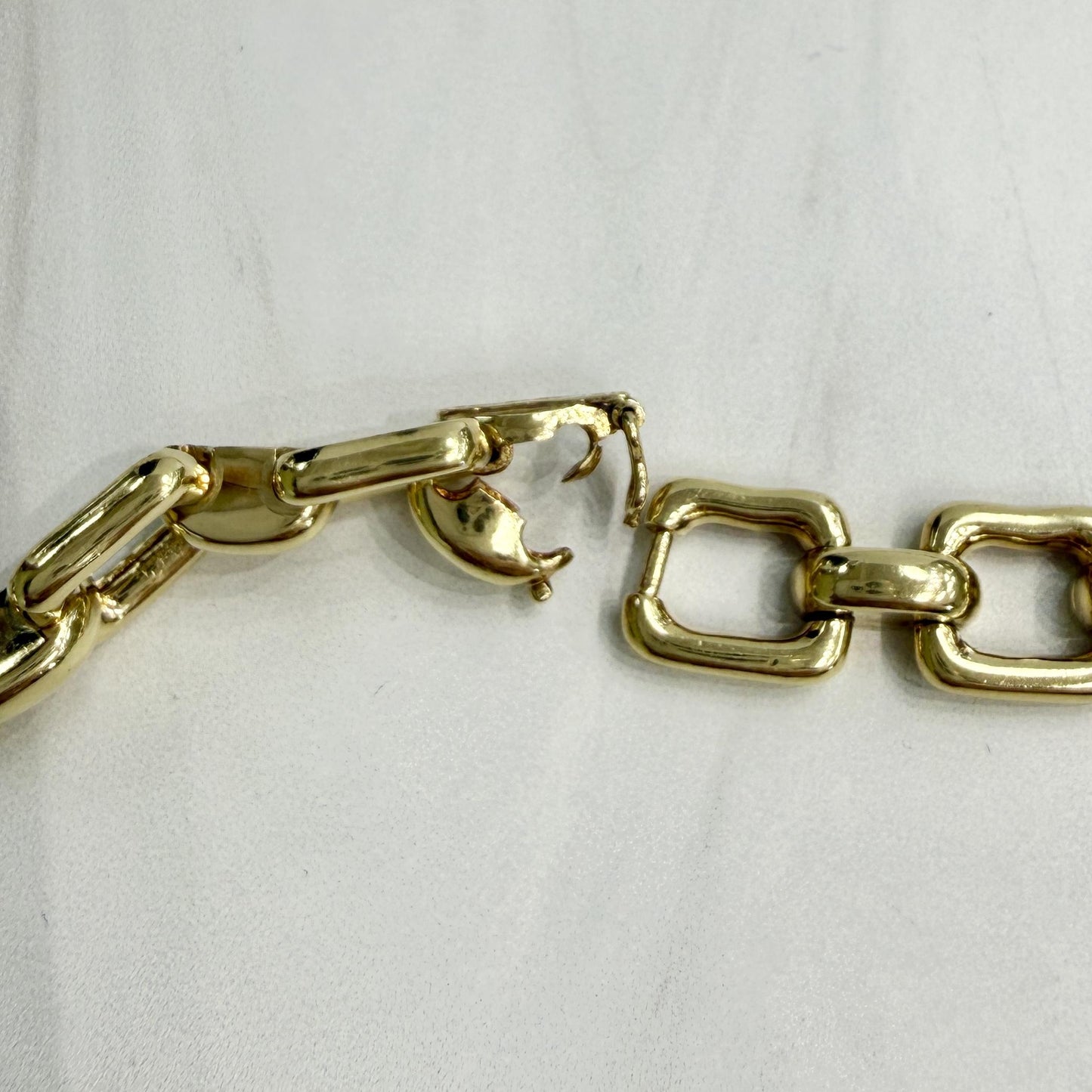 1970's Cartier Diamond Necklace 18k Yellow Gold