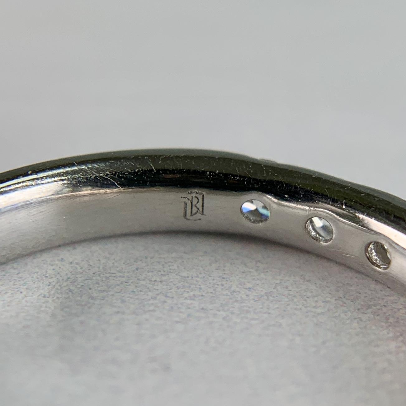 Estate Platinum Diamond Band Ring .70ctw