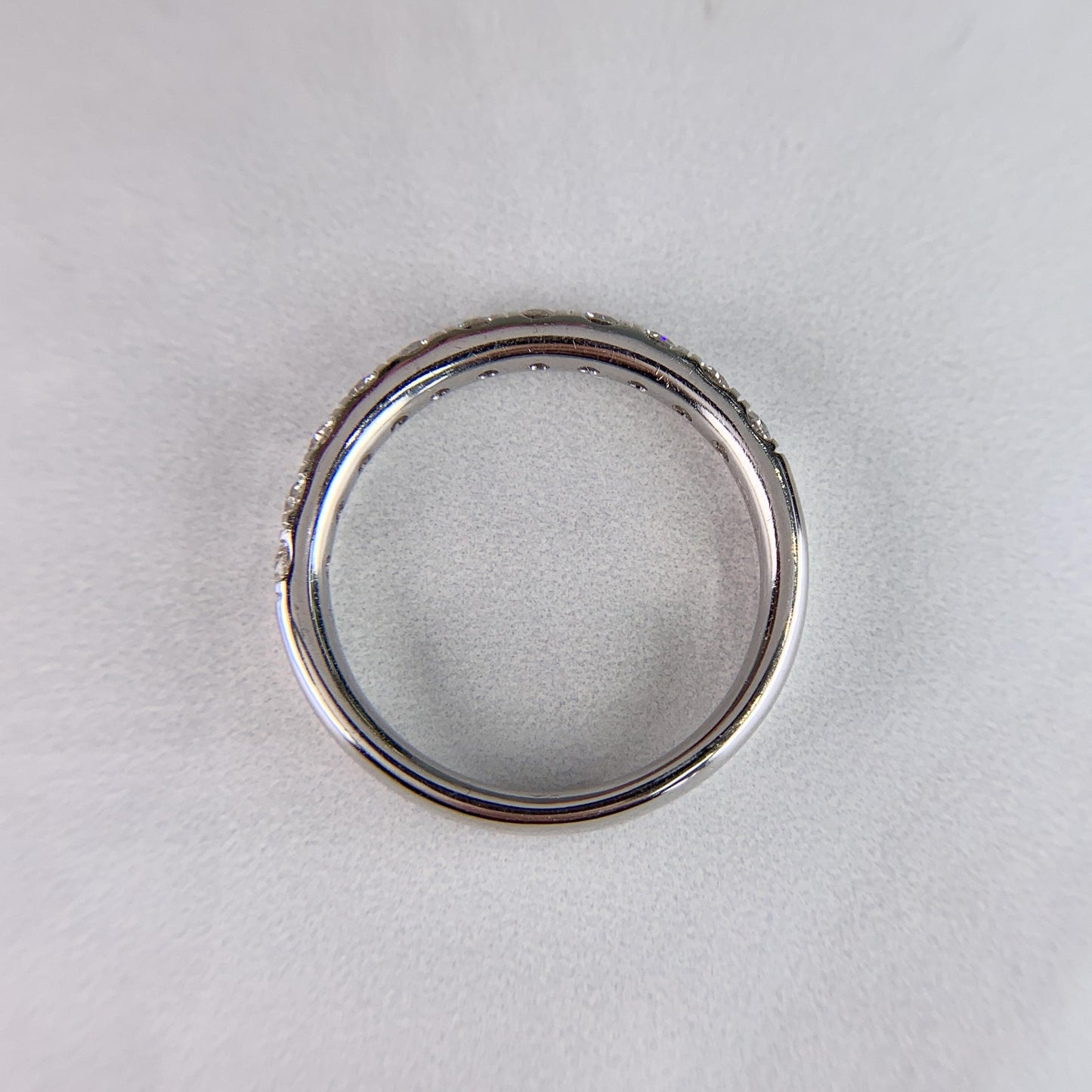 Estate Platinum Diamond Band Ring .70ctw