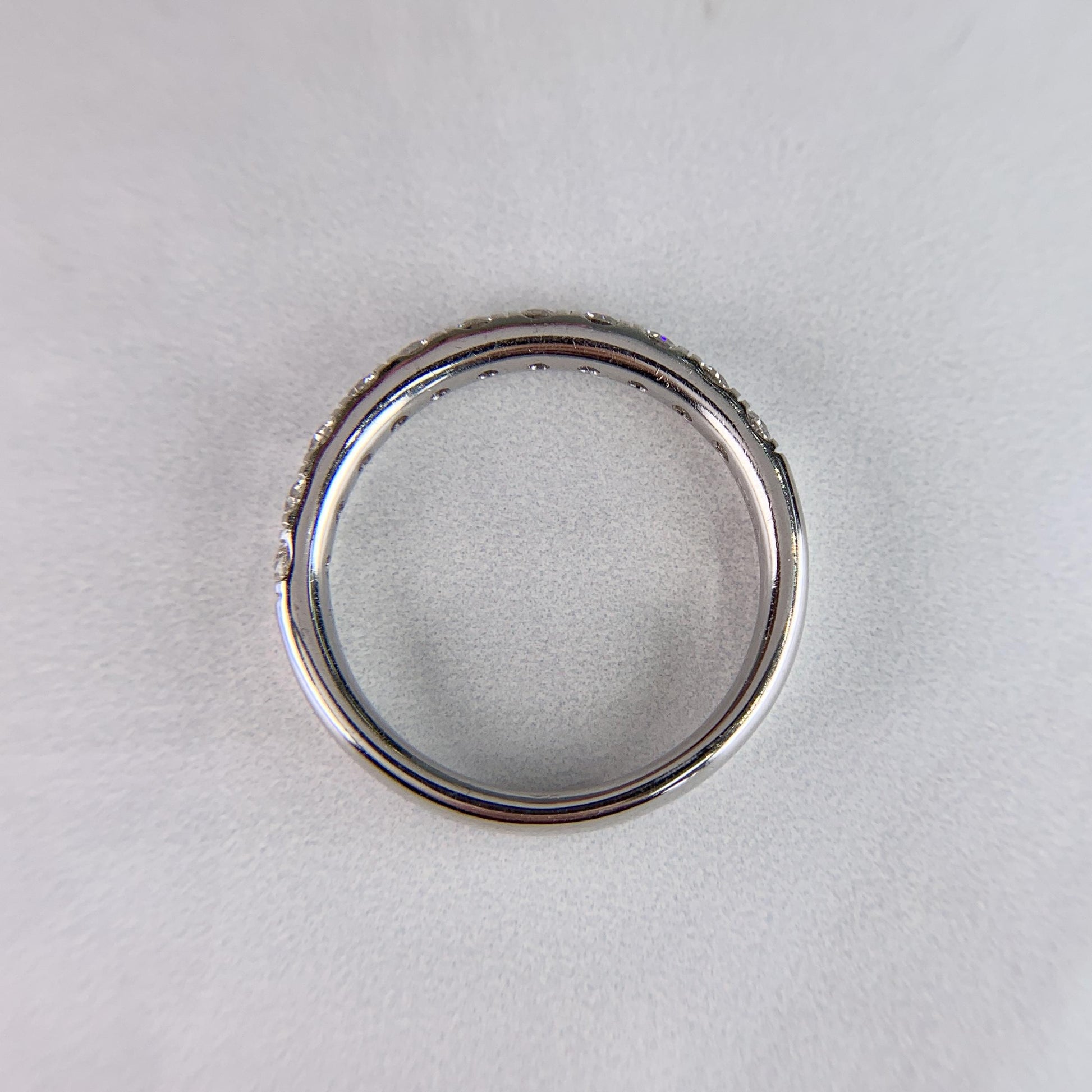 Estate Platinum Diamond Band Ring .70ctw