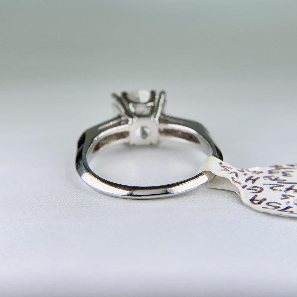 1950s GIA 2.42 Carat Diamond Platinum Engagement Ring