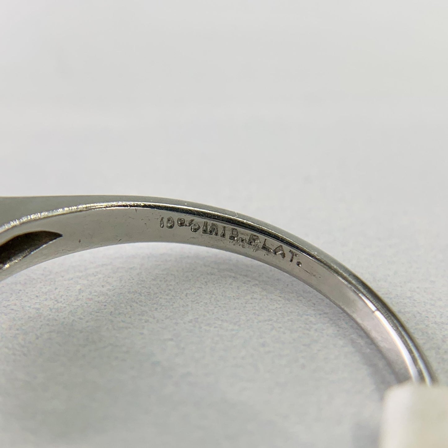 1950s GIA 2.42 Carat Diamond Platinum Engagement Ring