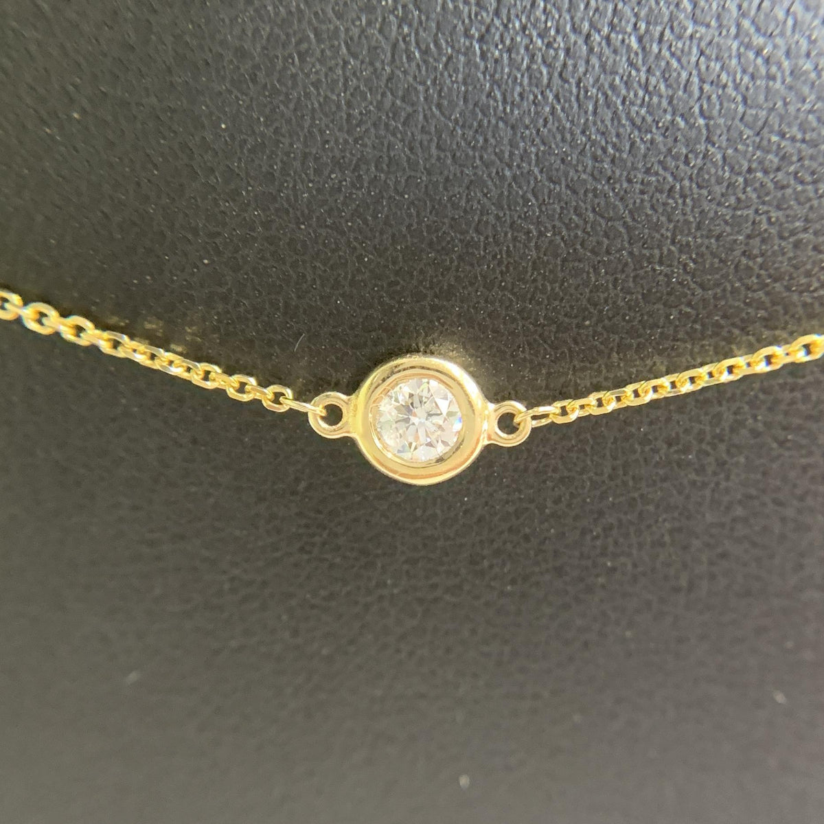 18" Diamonds by the Yard Necklace 14k Yellow Gold