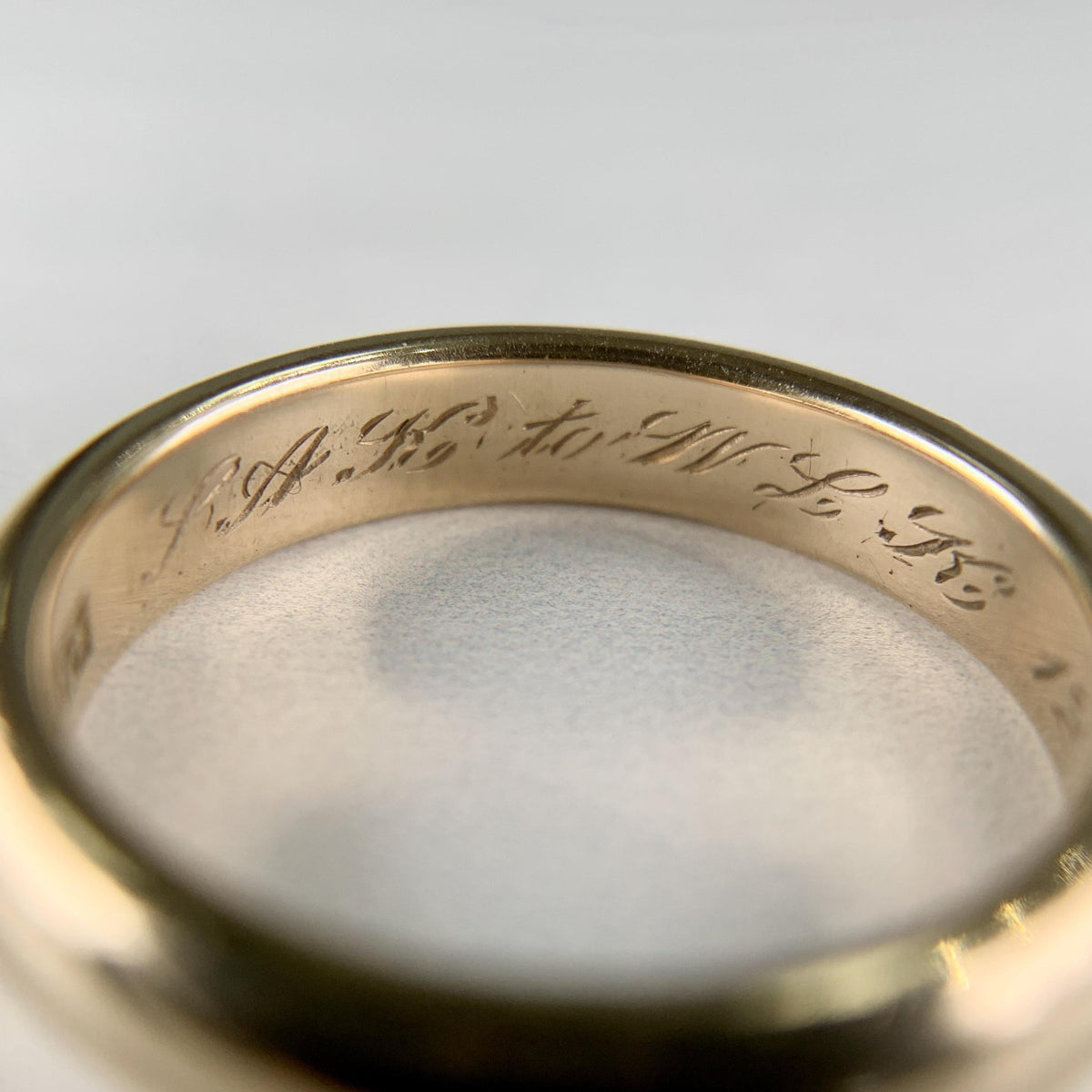 Vintage JR Wood and Sons Gold Band 14k Yellow Gold