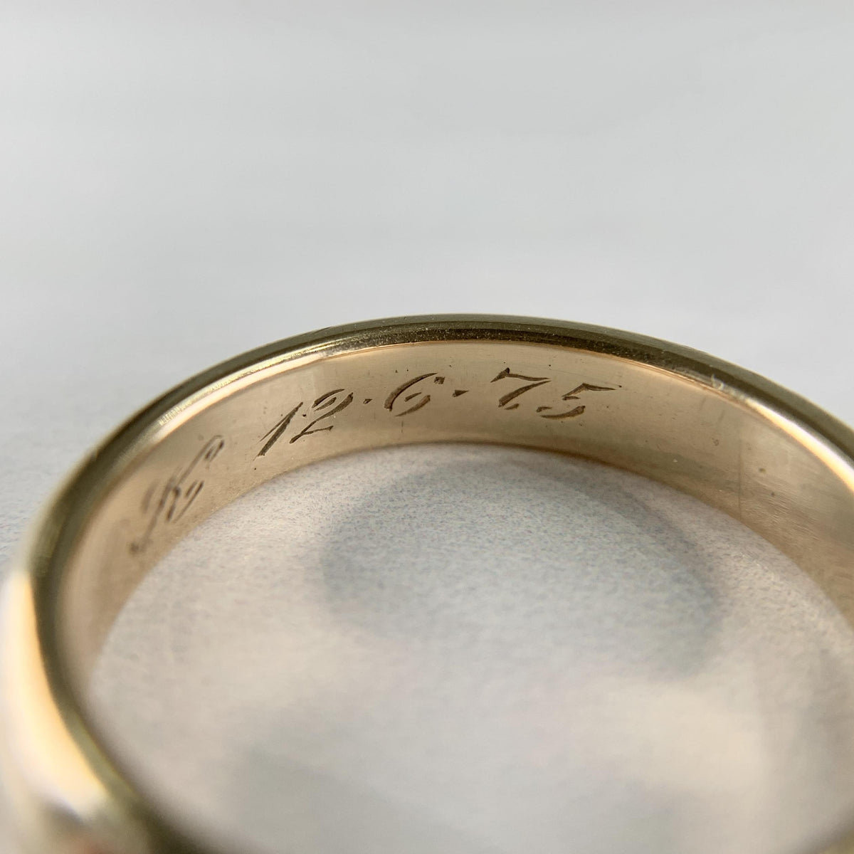 Vintage JR Wood and Sons Gold Band 14k Yellow Gold