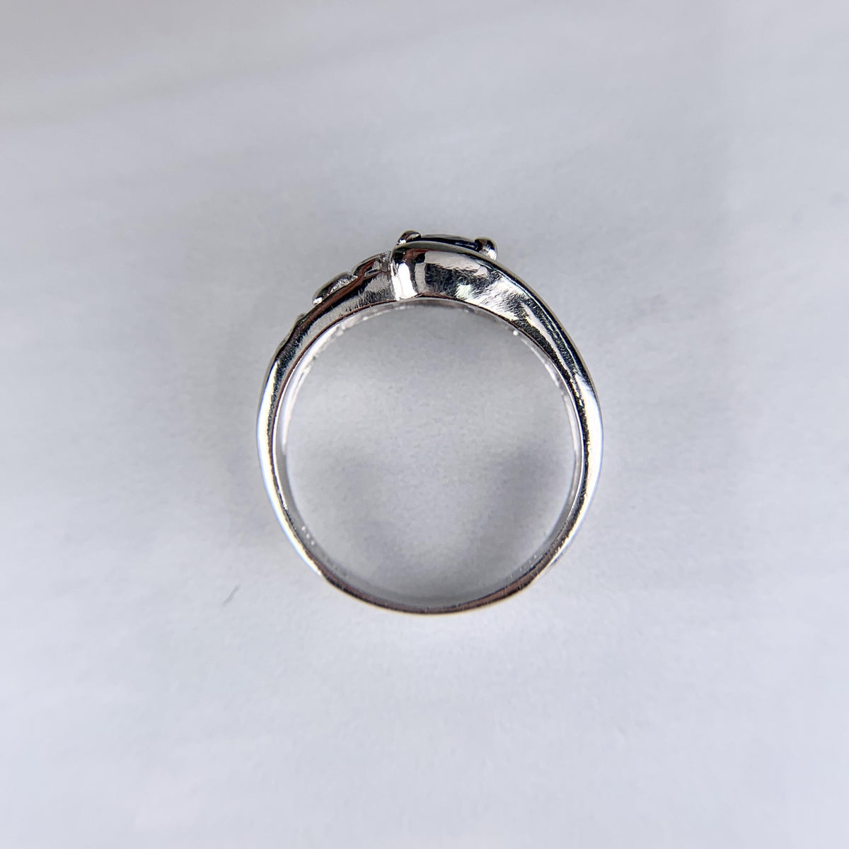Kwiat Oval Blue Sapphire Filigree Ring Platinum