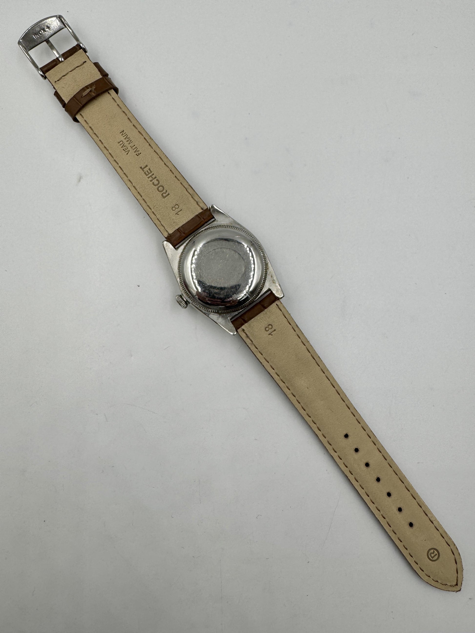 Rolex Ref: 2940 Oyster Perpetual Bubbleback Stainless Steel Circa 1940's RARE