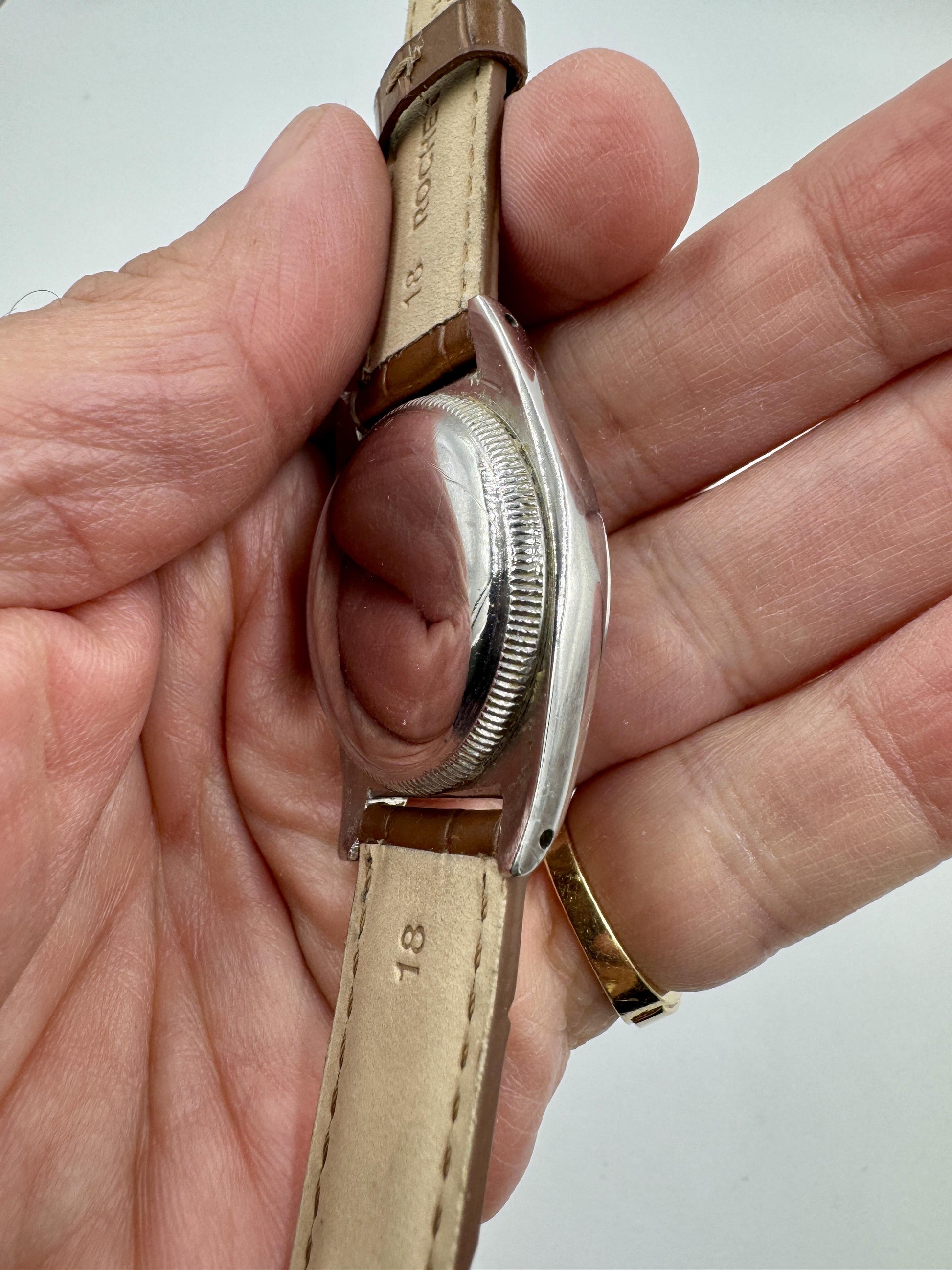 Rolex Ref: 2940 Oyster Perpetual Bubbleback Stainless Steel Circa 1940's RARE
